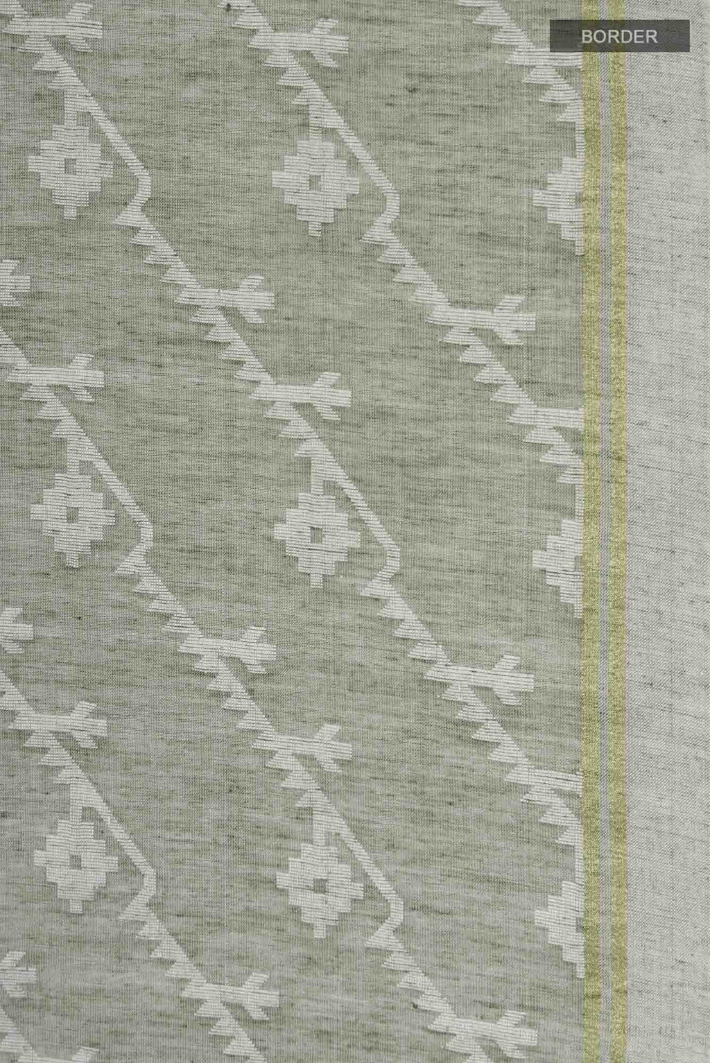 Bimala-Green Bengal Cotton Saree