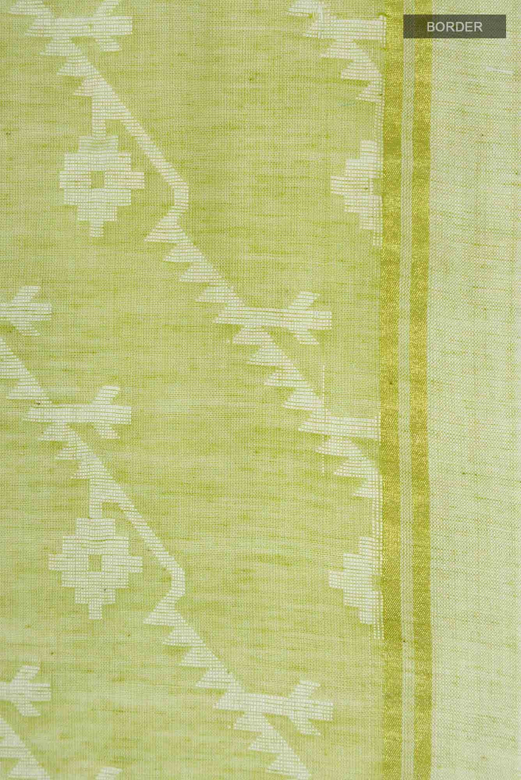 Bimala-Light Green Bengal Cotton Saree