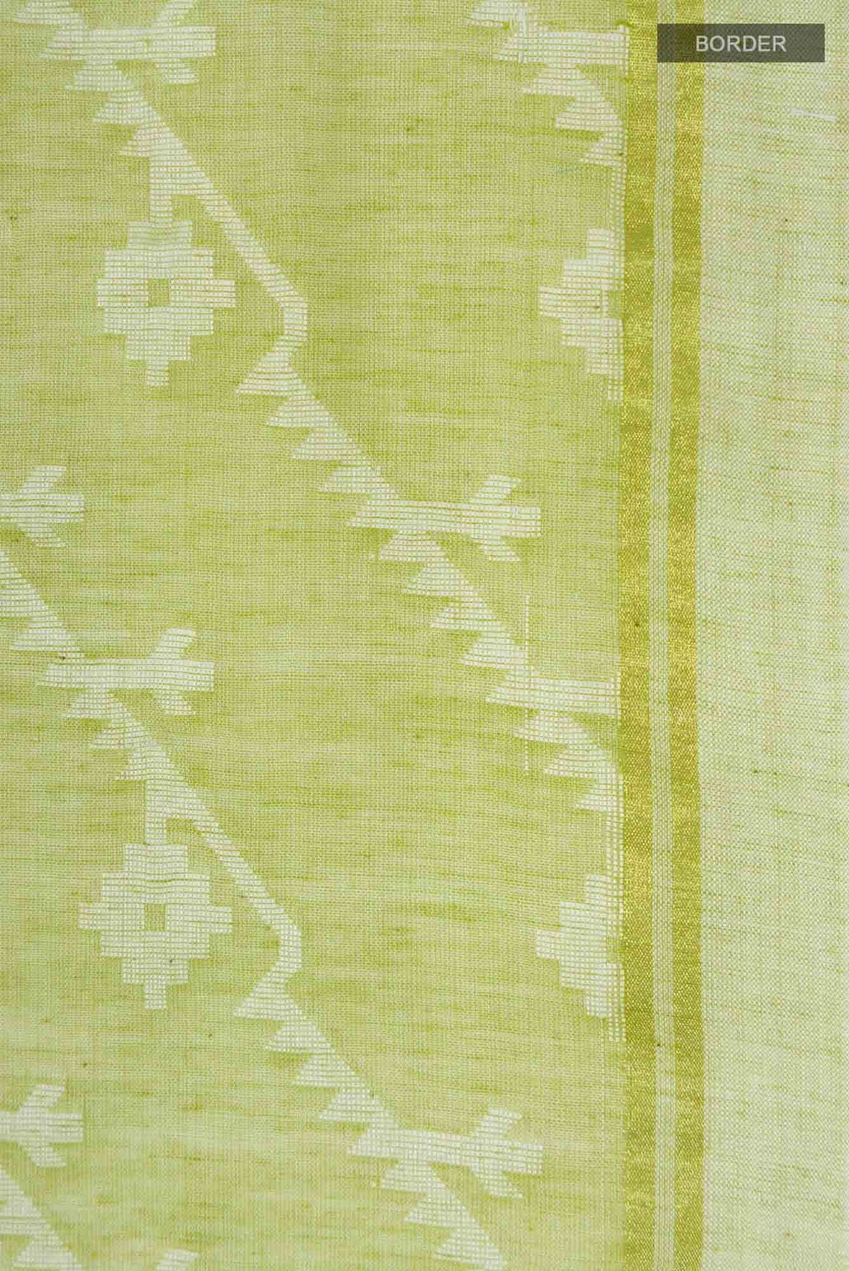 Bimala-Light Green Bengal Cotton Saree