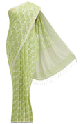 Bimala-Light Green Bengal Cotton Saree