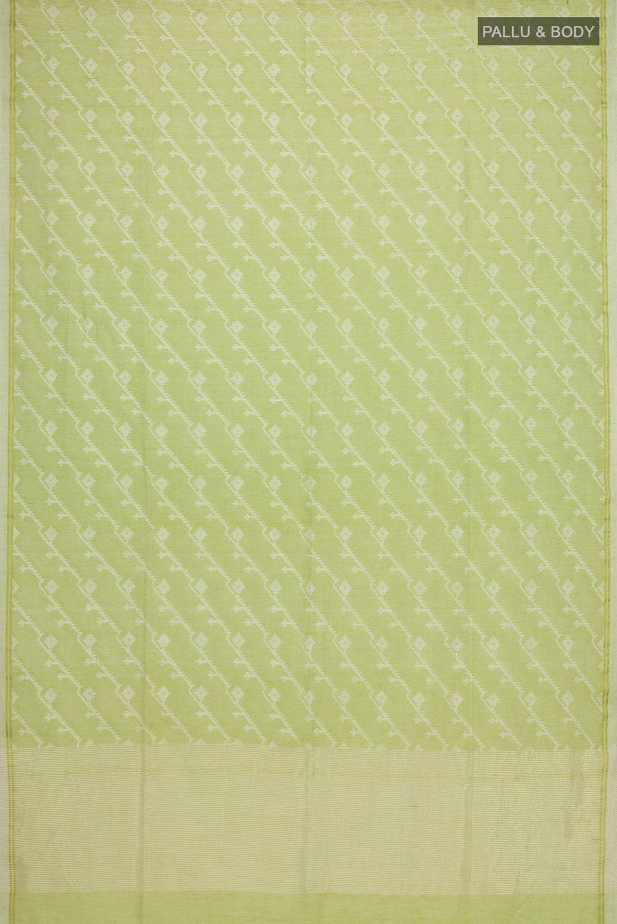 Bimala-Light Green Bengal Cotton Saree