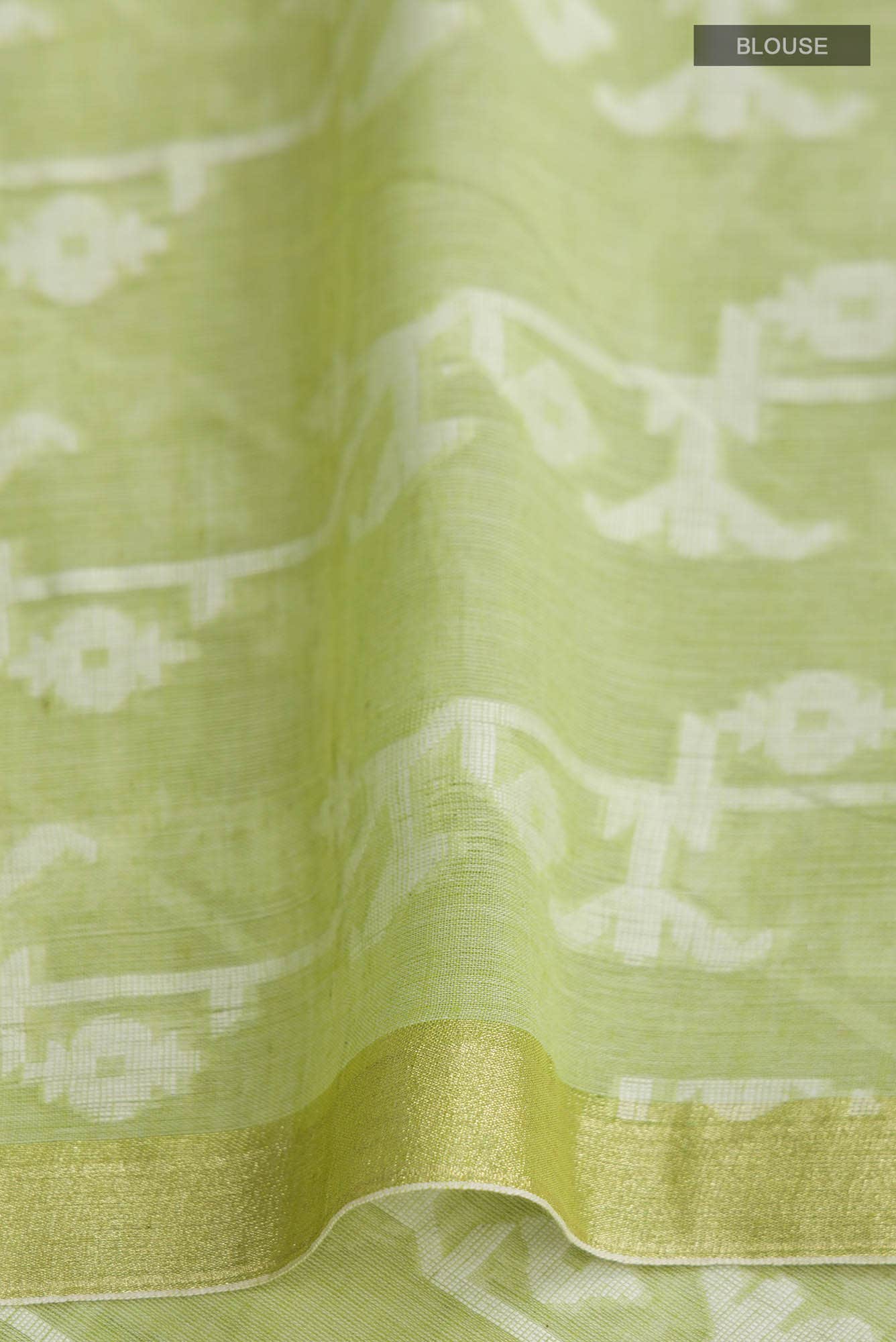 Kadambini-Light Green Bengal Cotton Saree
