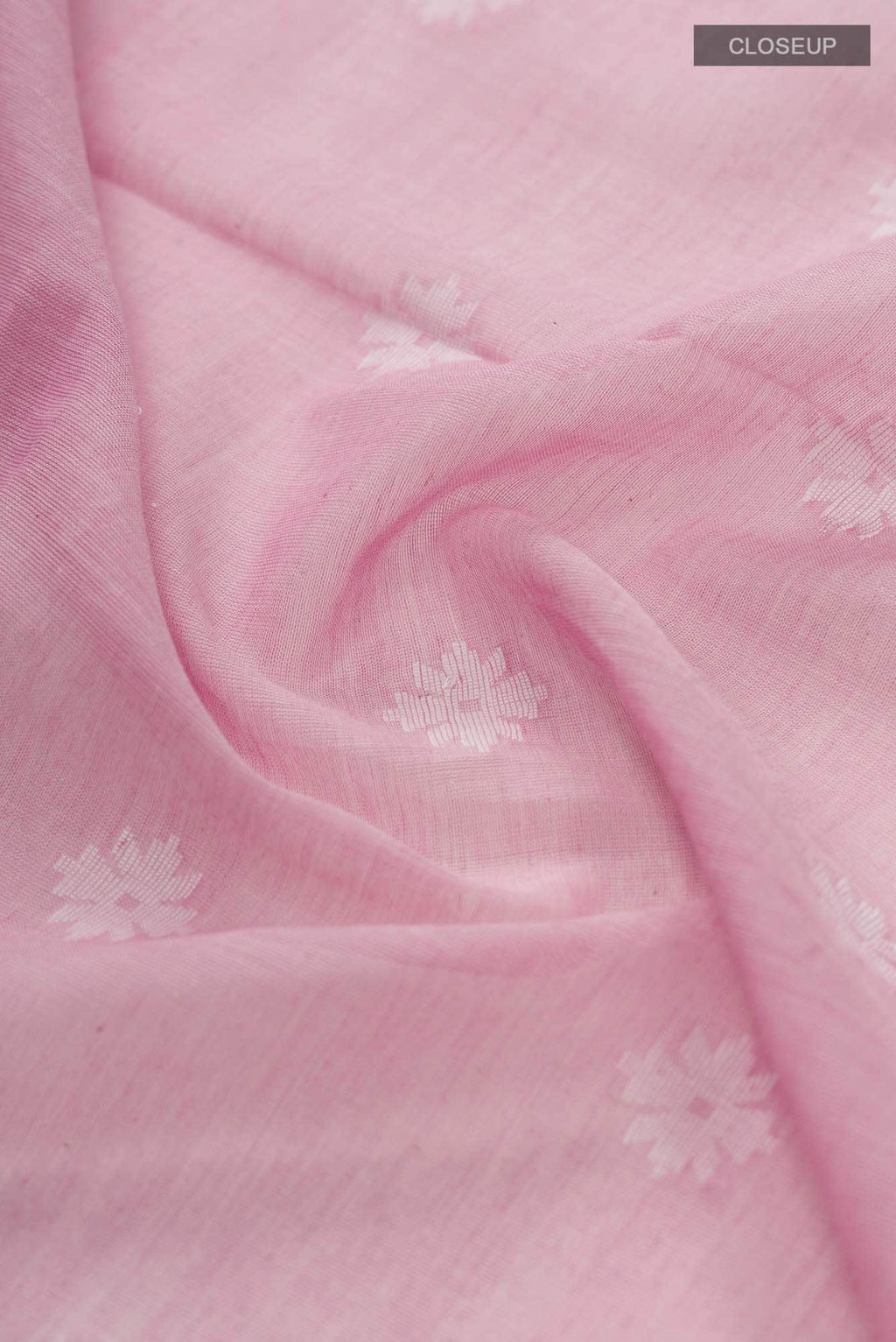 Aarna-Pink Bengal Cotton Saree