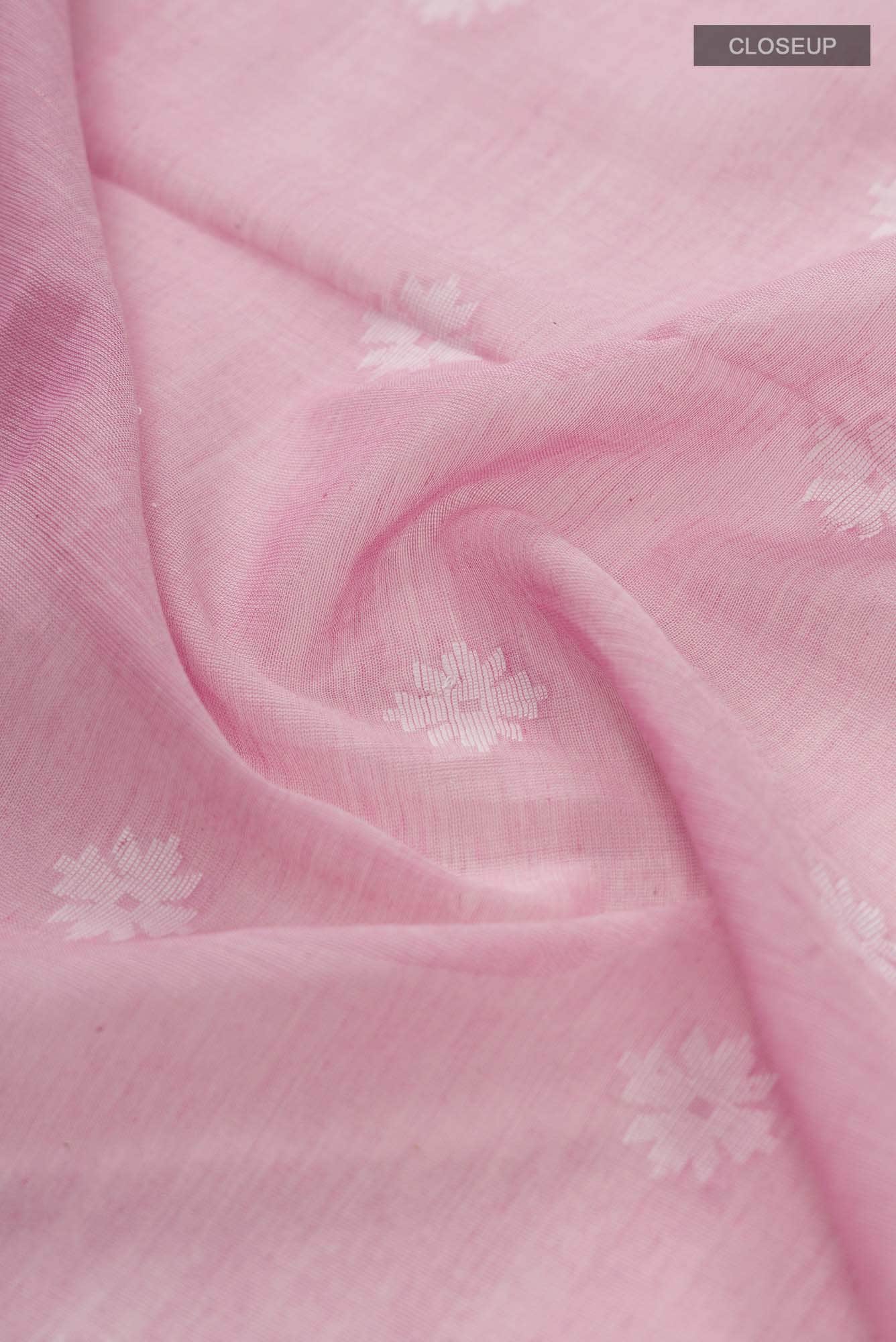 Aarna-Pink Bengal Cotton Saree