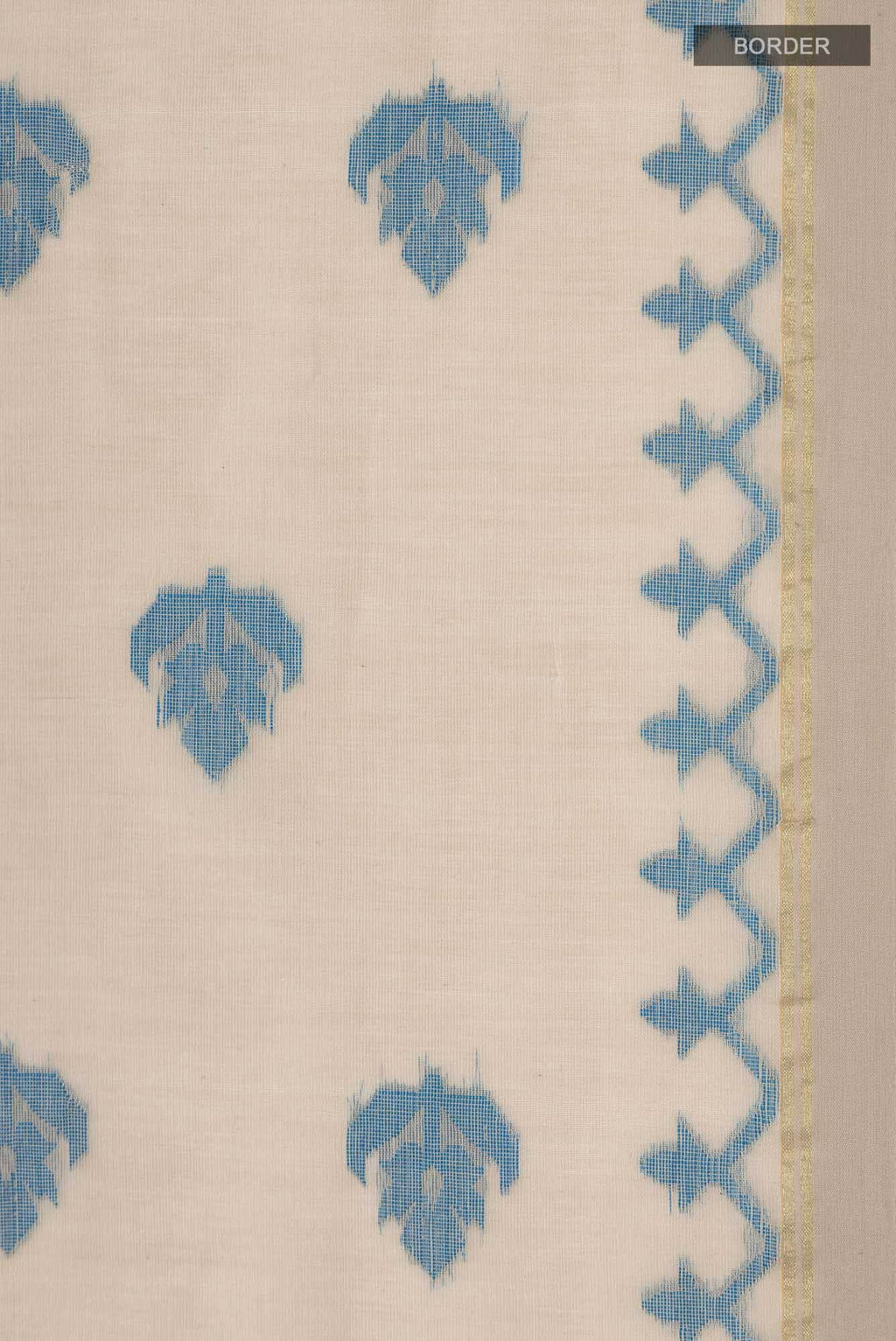 Neera-Beige Bengal Cotton Saree