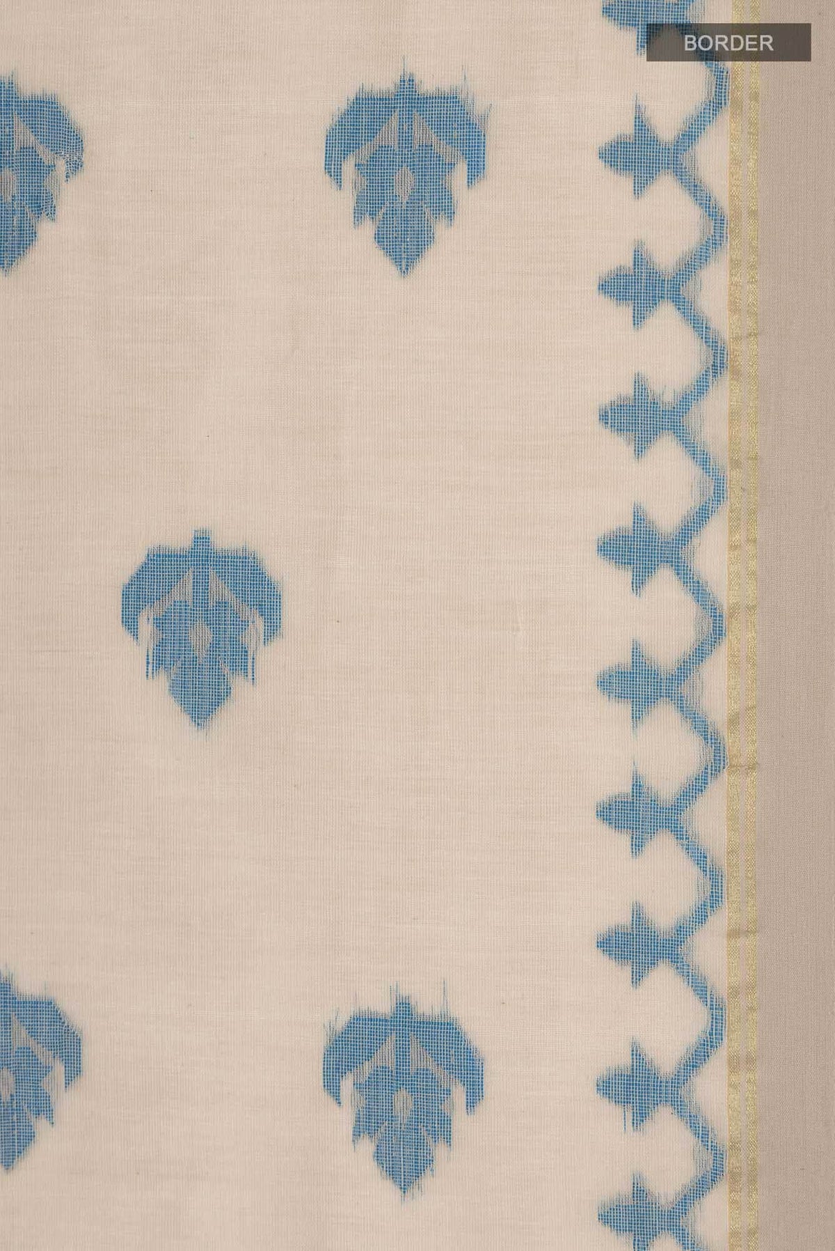 Neera-Beige Bengal Cotton Saree