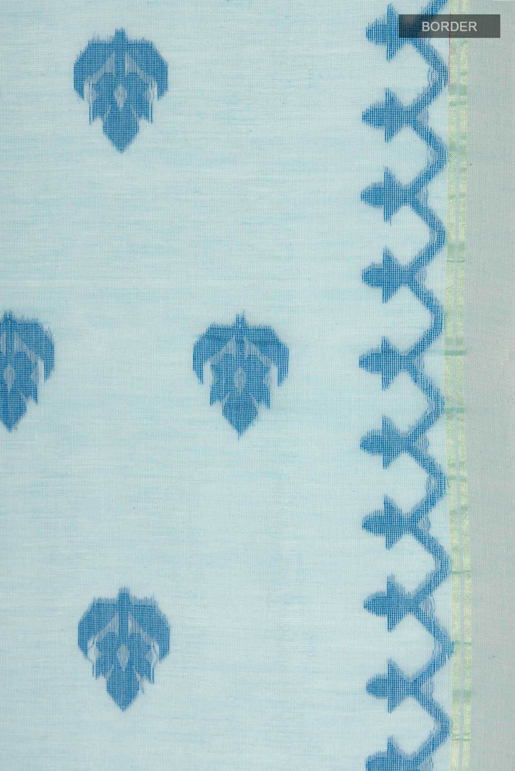 Neera-Blue Bengal Cotton Saree