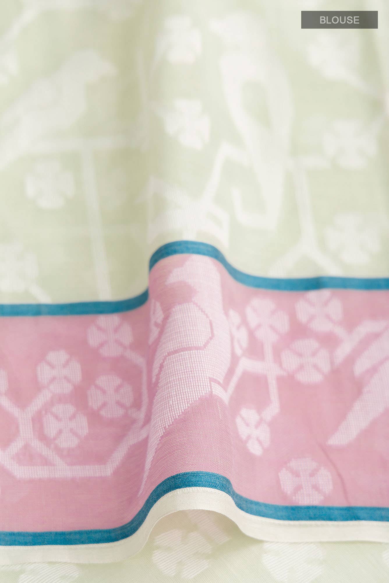 Jamini-Sage Green Bengal Cotton Saree