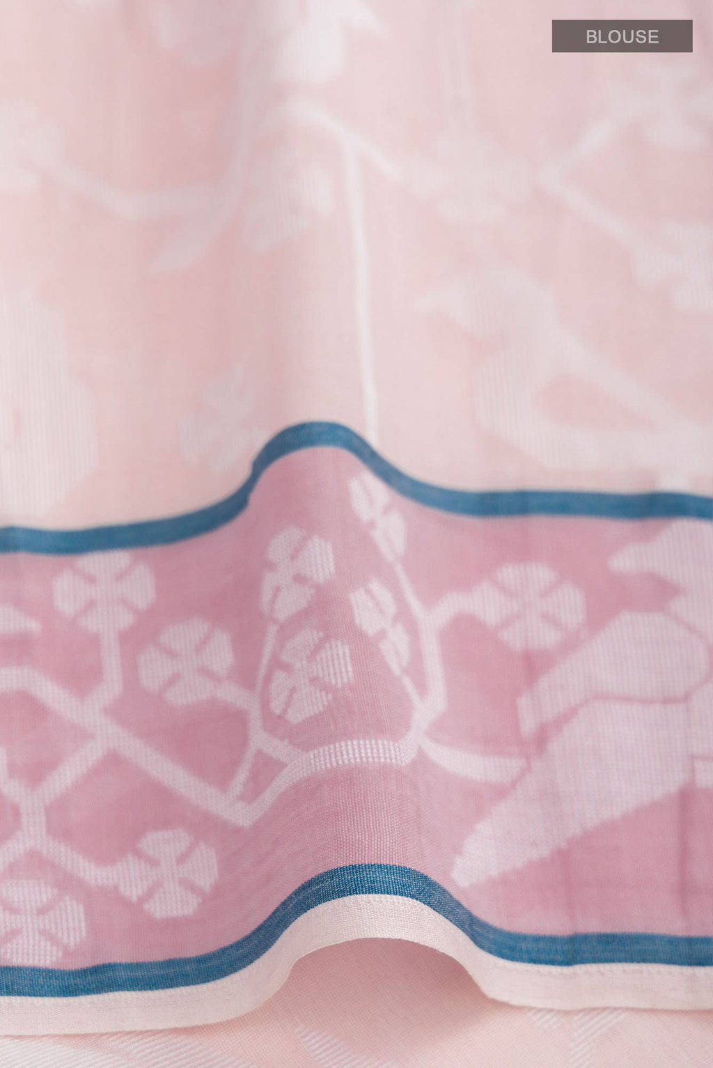Jamini-Light Pink Bengal Cotton Saree