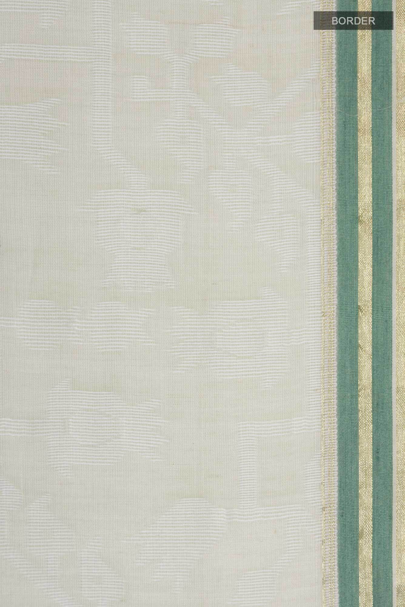 Binodini-Sage Green Bengal Cotton Saree
