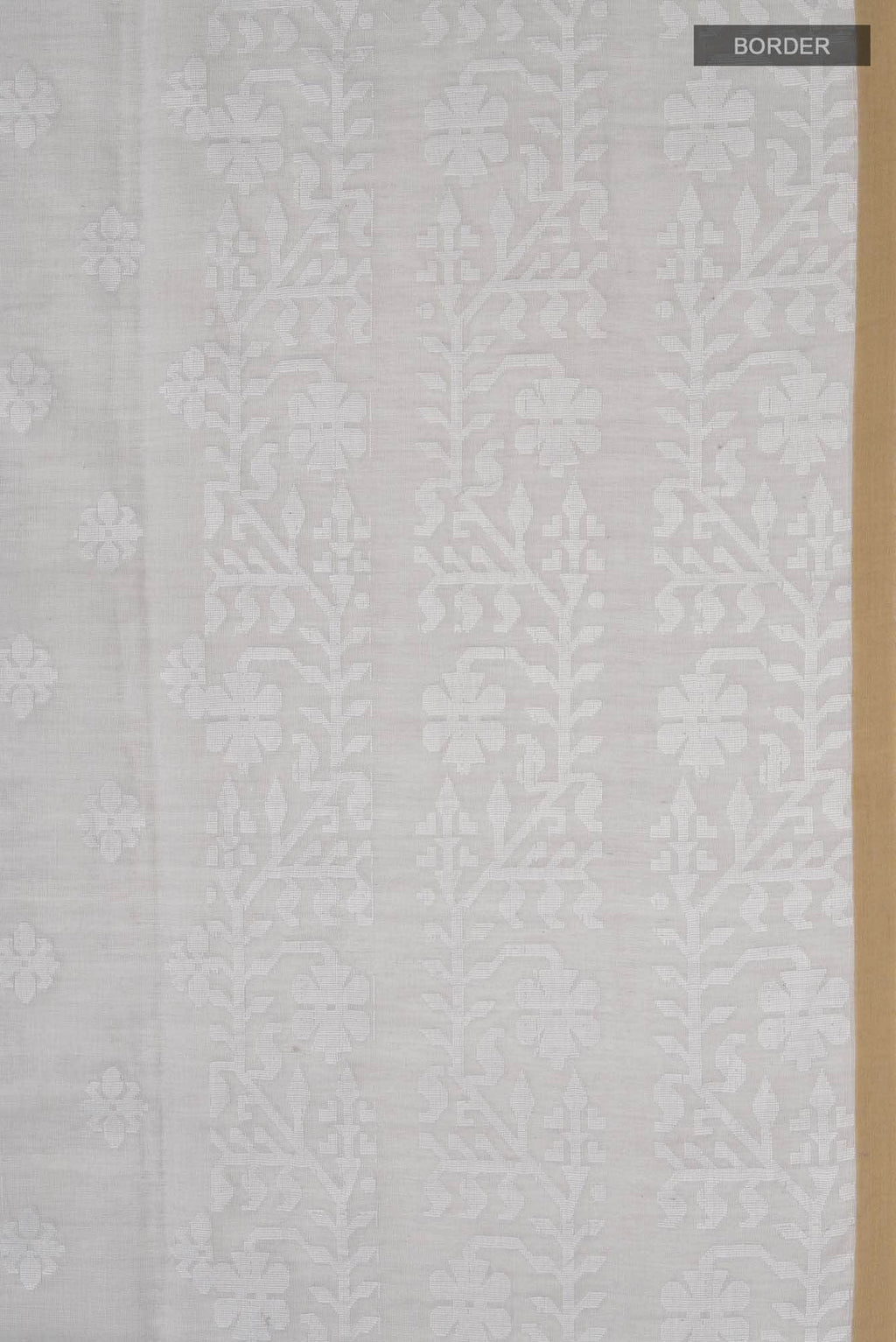 Mrinal-Grey Bengal Cotton Saree