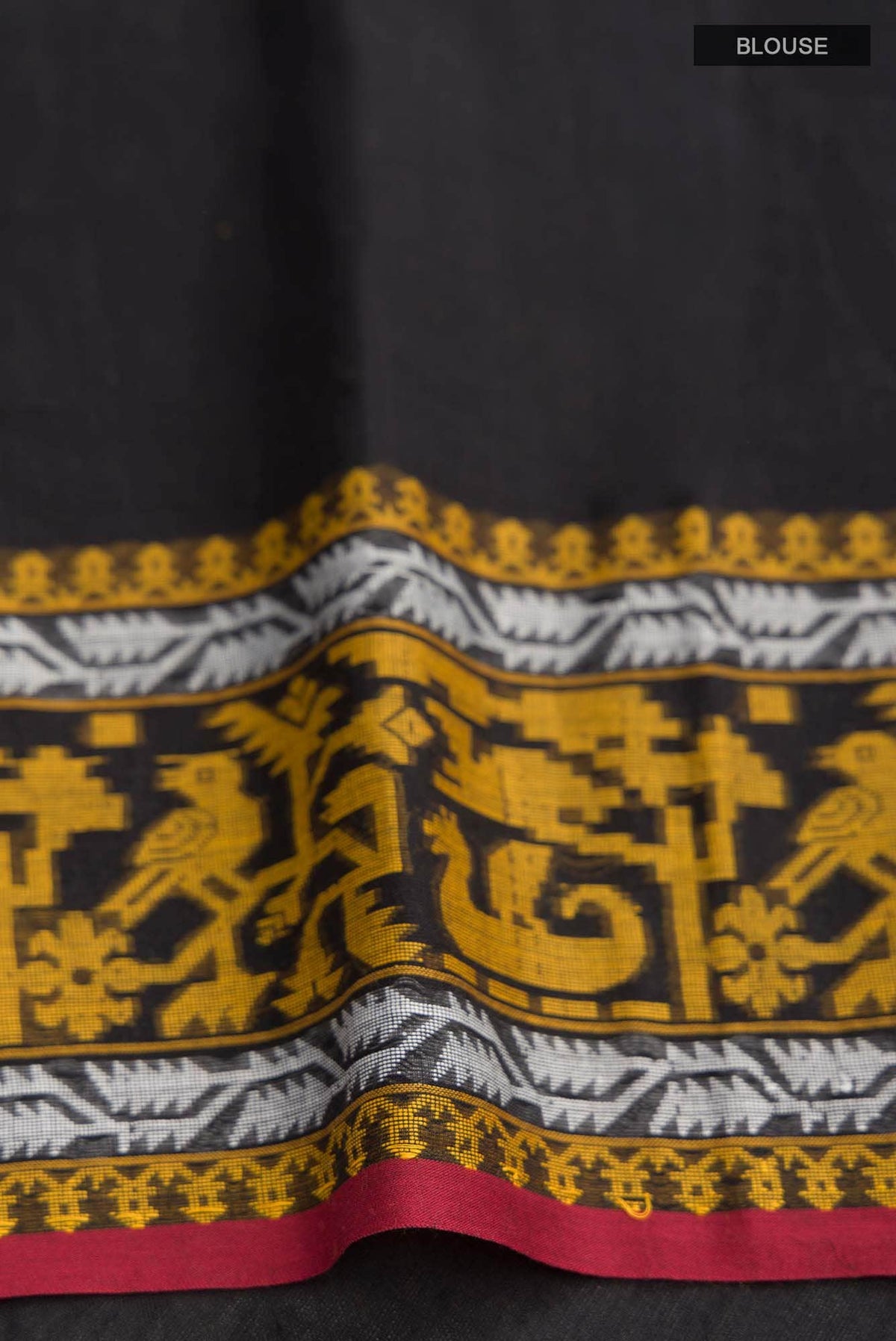Priyambada-Black Bengal Cotton Saree