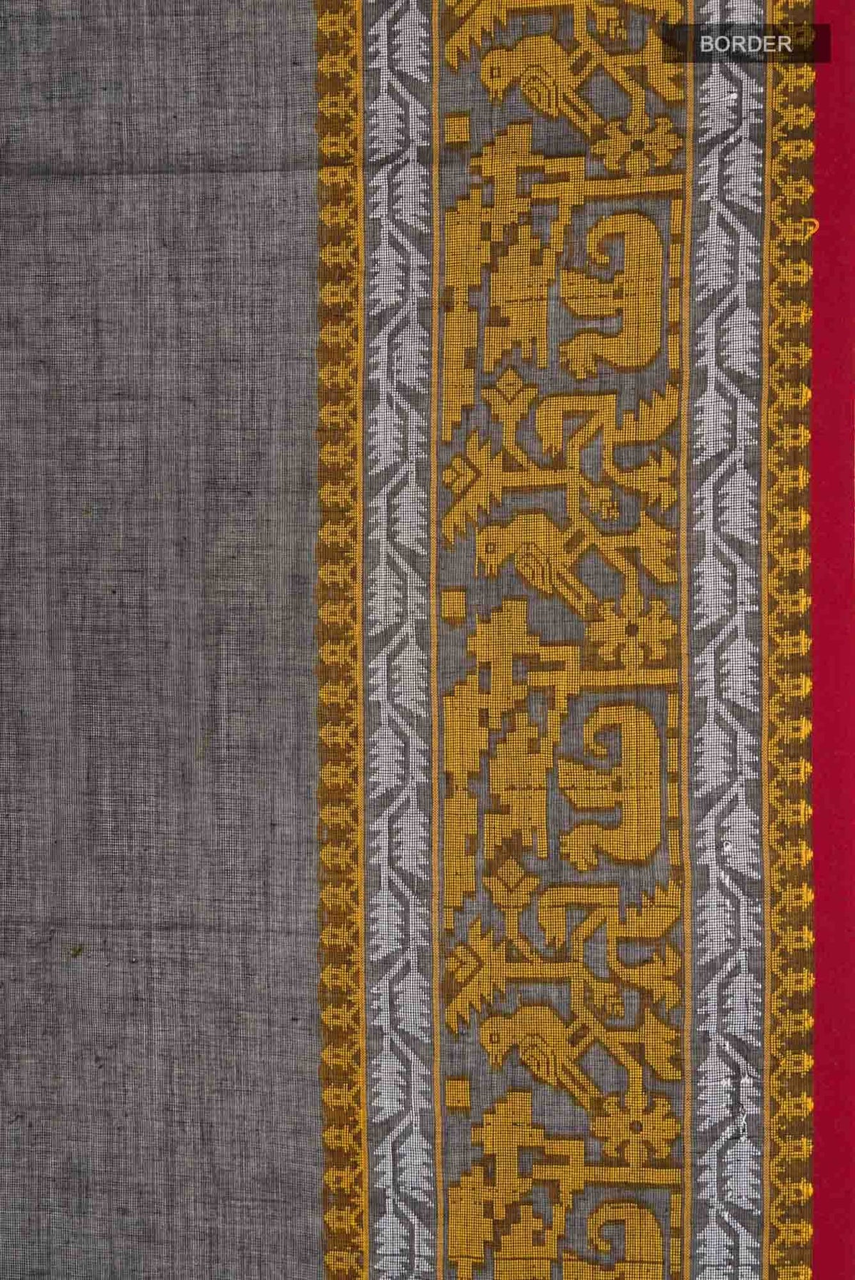 Priyambada-Black Bengal Cotton Saree