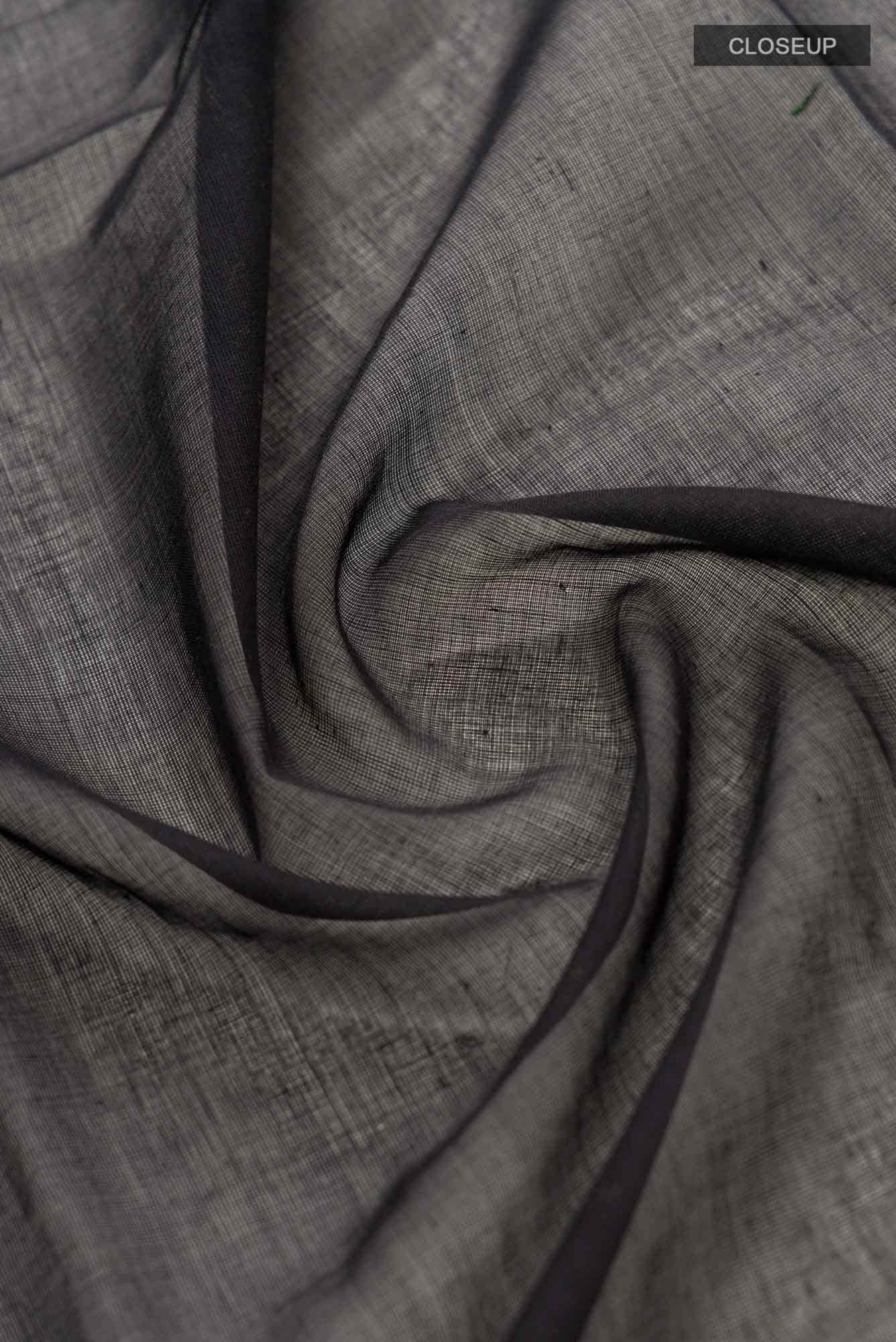Priyambada-Black Bengal Cotton Saree