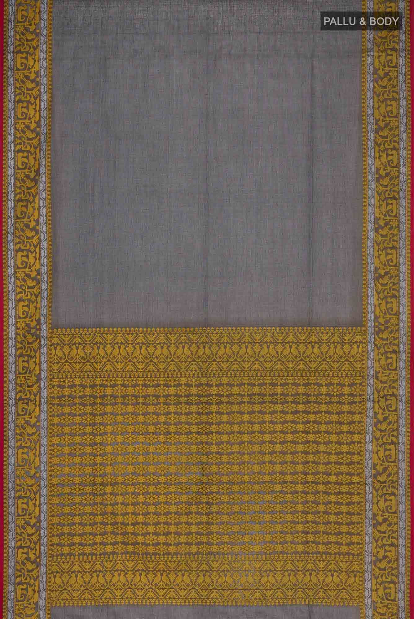 Priyambada-Black Bengal Cotton Saree