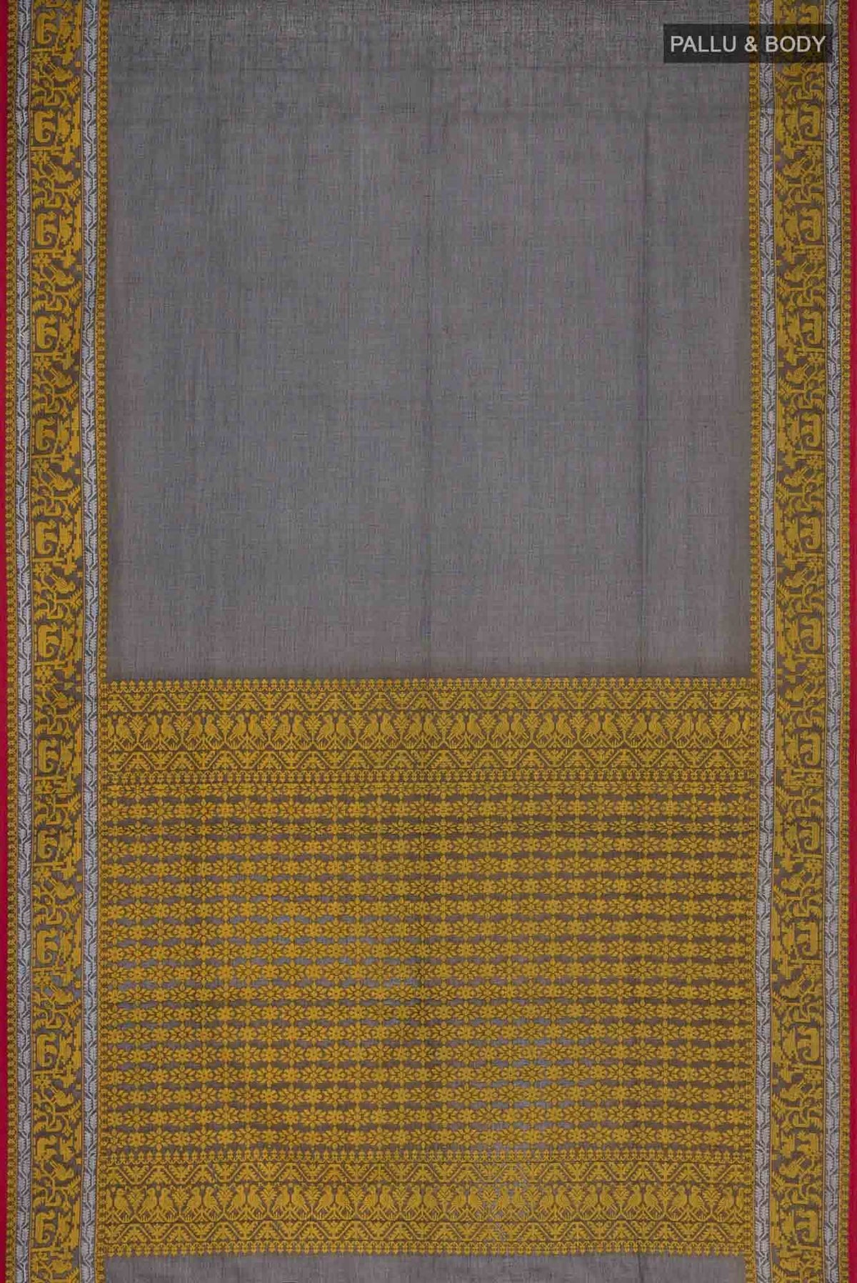 Priyambada-Black Bengal Cotton Saree