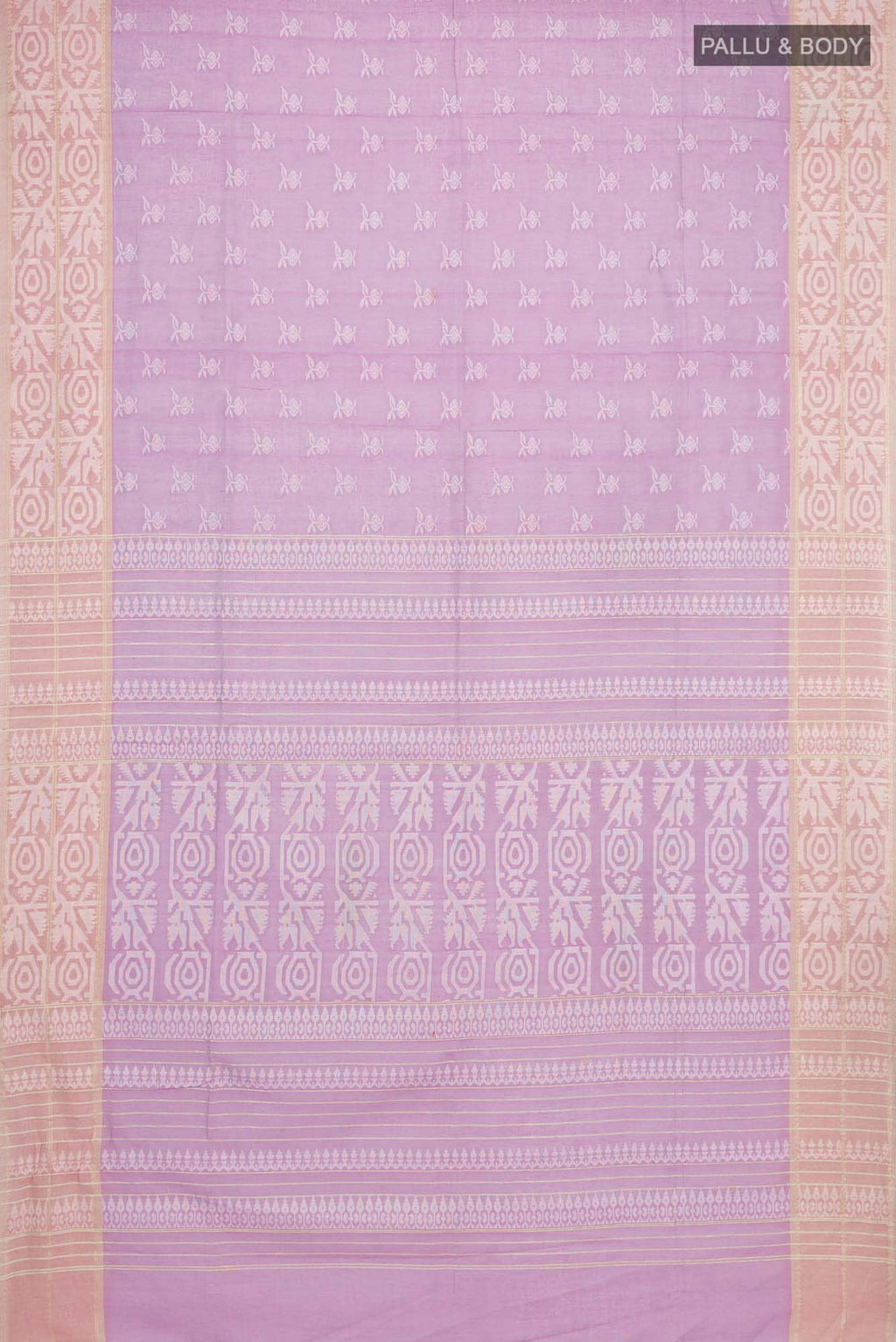 Aradhana-Purple Bengal Cotton Saree