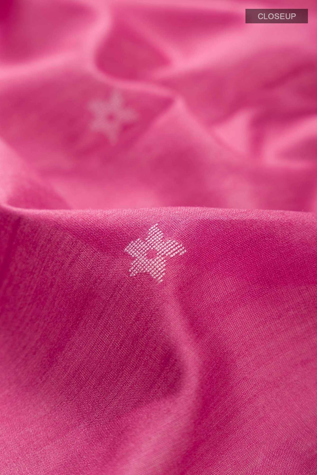 Forget Me Not-Pink Bhagalpuri Tussar Silk Saree