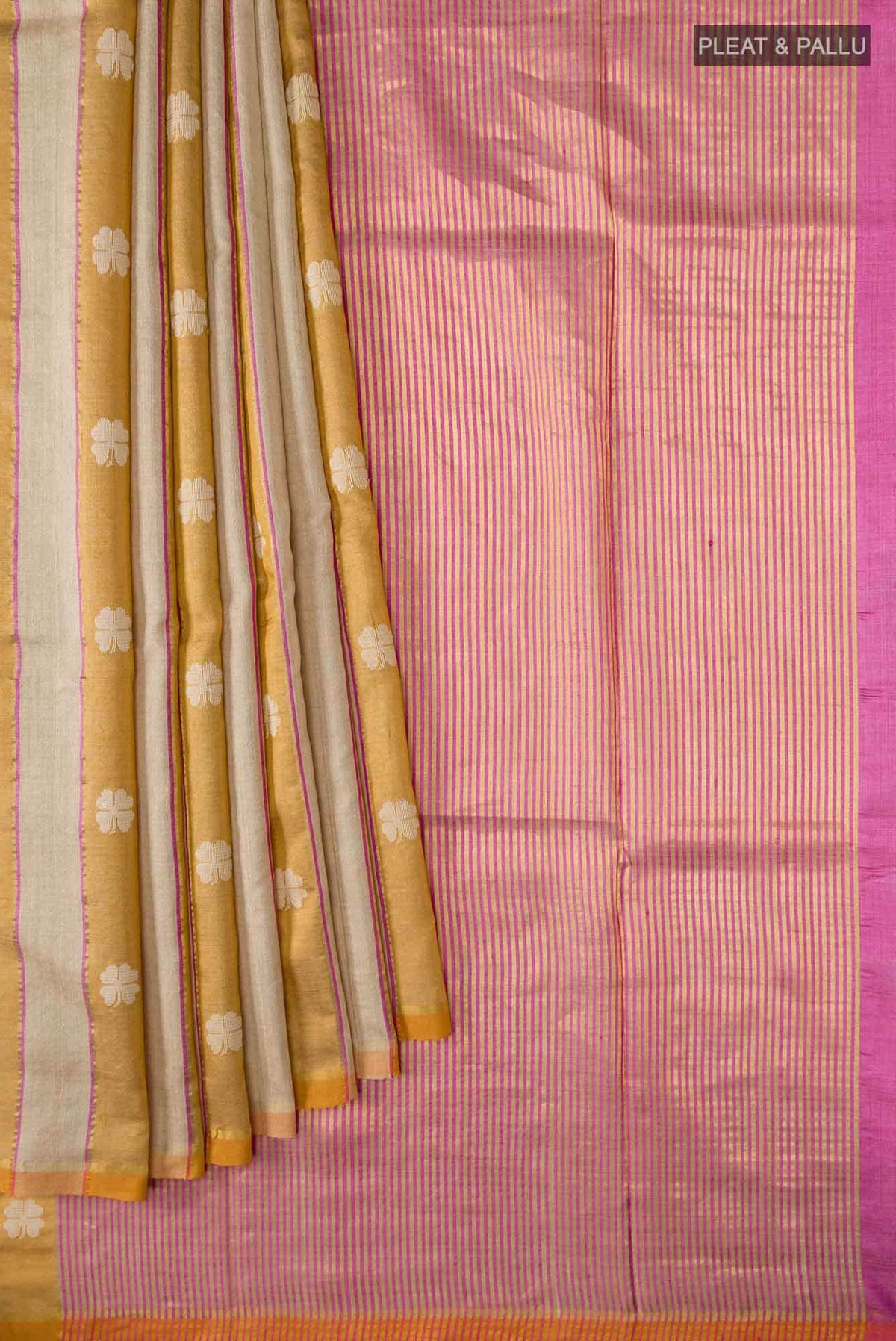 Luck 'n Love-Multi Bhagalpuri Tussar Silk Saree