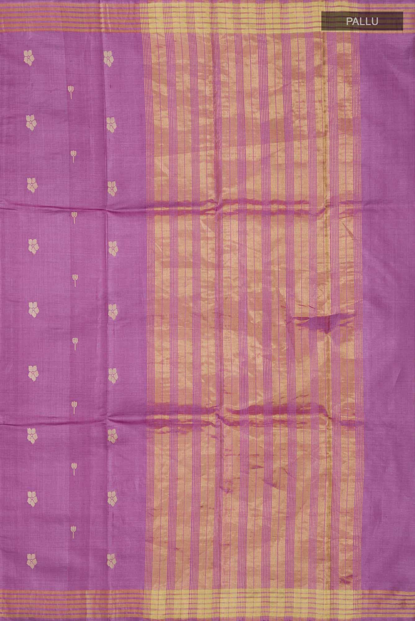 Perfume of Love-Purple Bhagalpuri Tussar Silk Saree