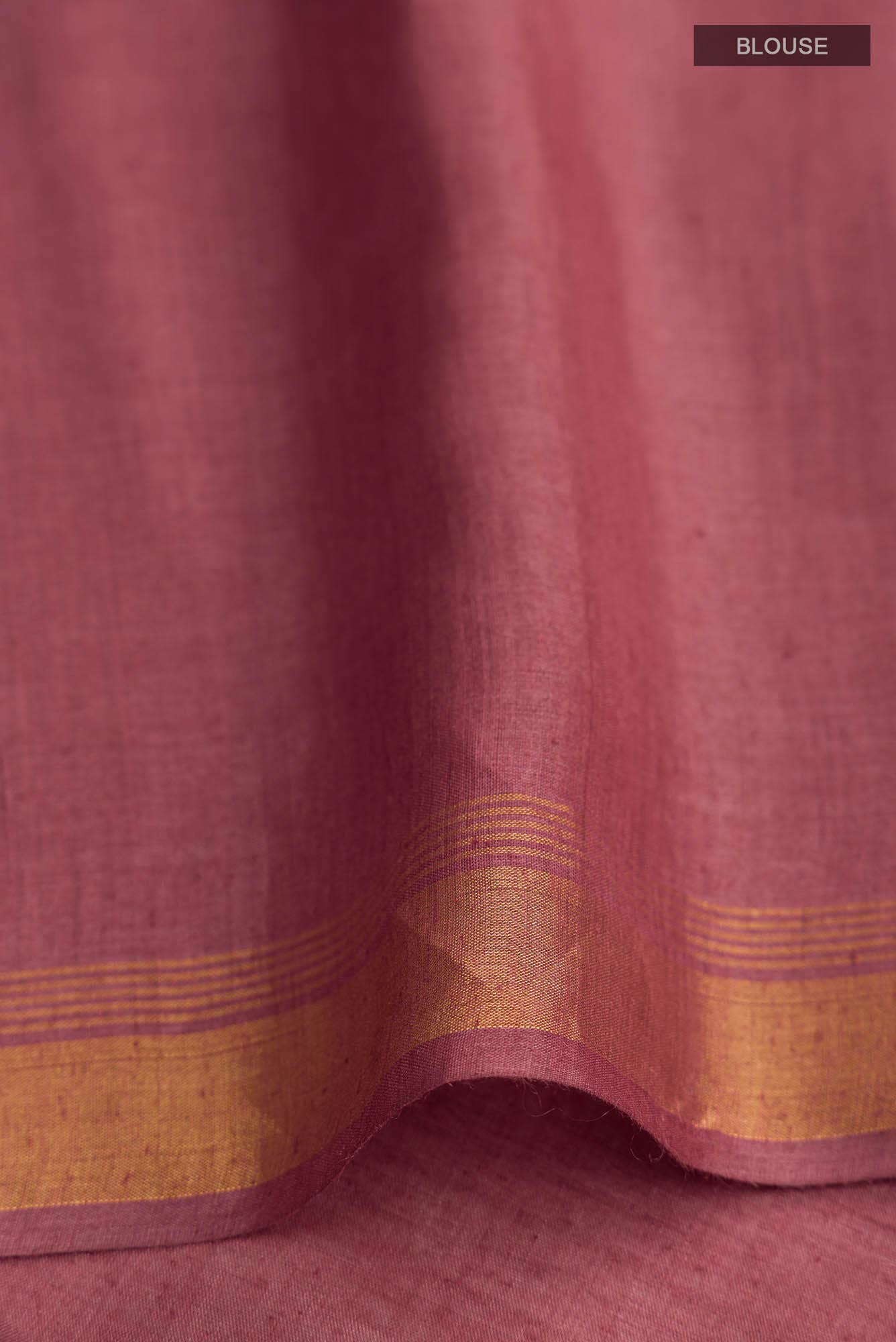 Pisces in Paris-Rust Bhagalpuri Tussar Silk Saree