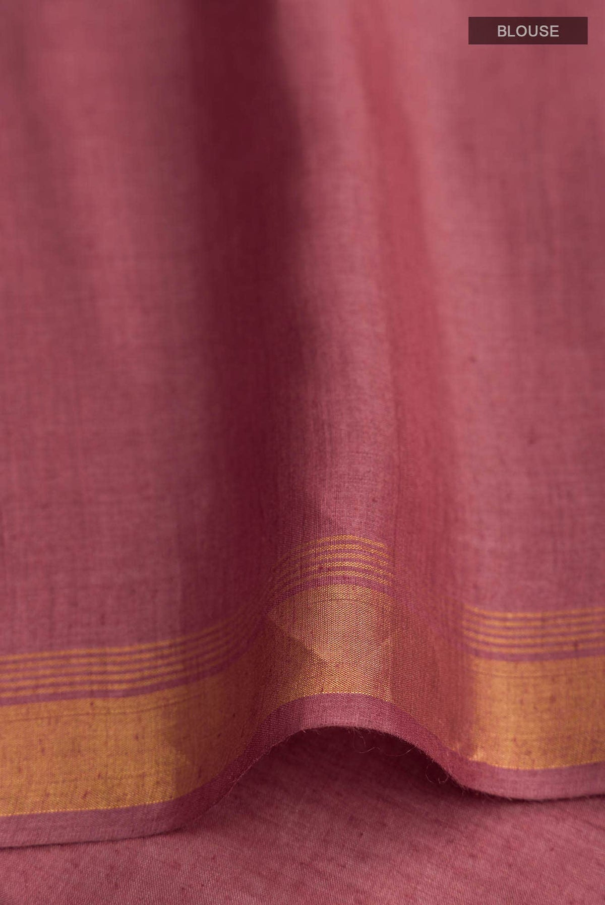 Pisces in Paris-Rust Bhagalpuri Tussar Silk Saree