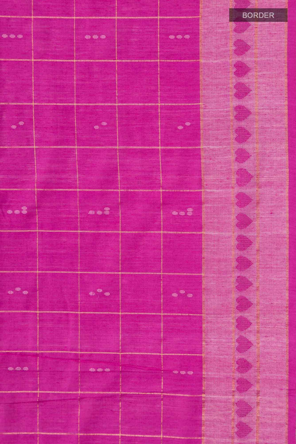 Touch of love-Pink Bhagalpuri Tussar Silk Saree