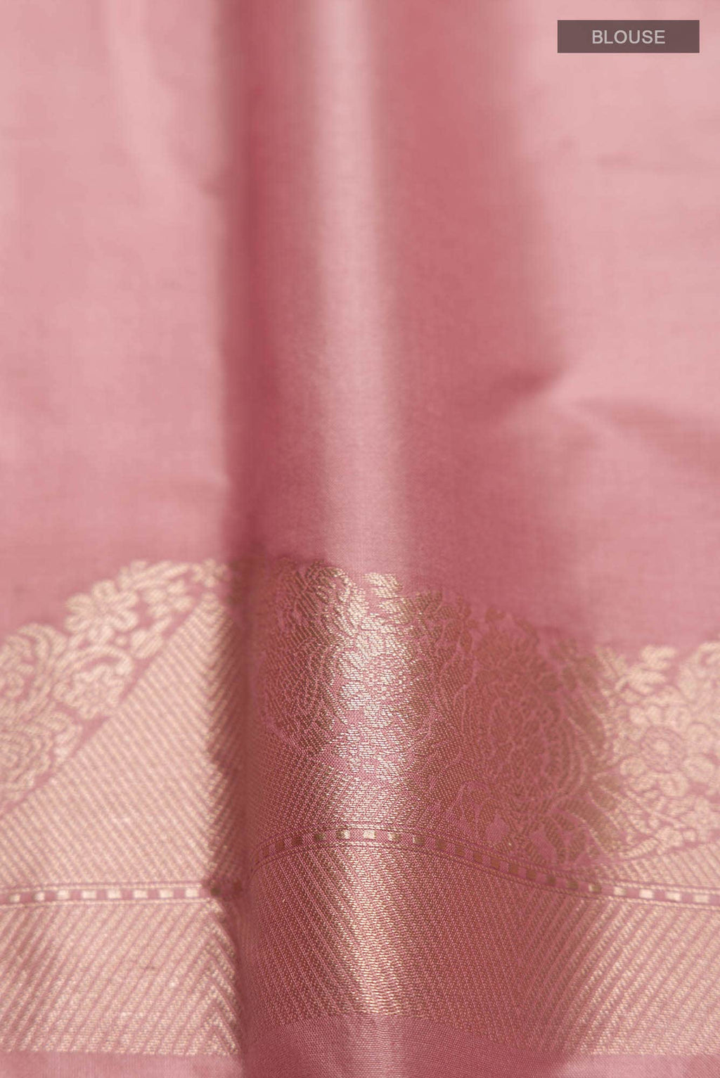 Vibhushita-Peach Banarasi Silk Saree