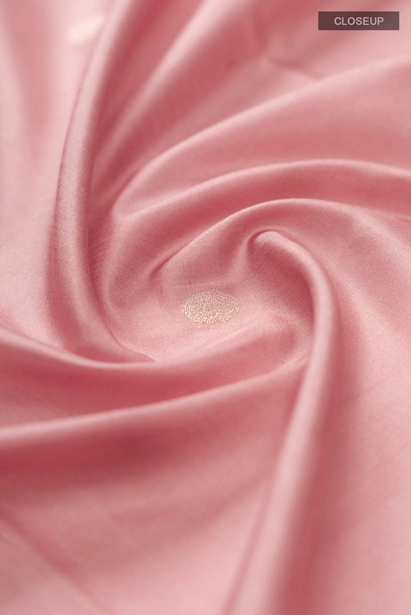 Vibhushita-Peach Banarasi Silk Saree