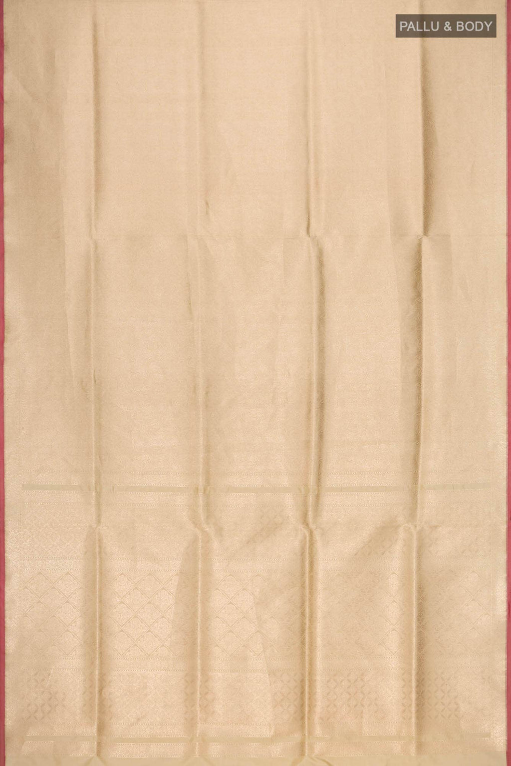 By The Bank of Ganges-Cream Banarasi Silk Saree