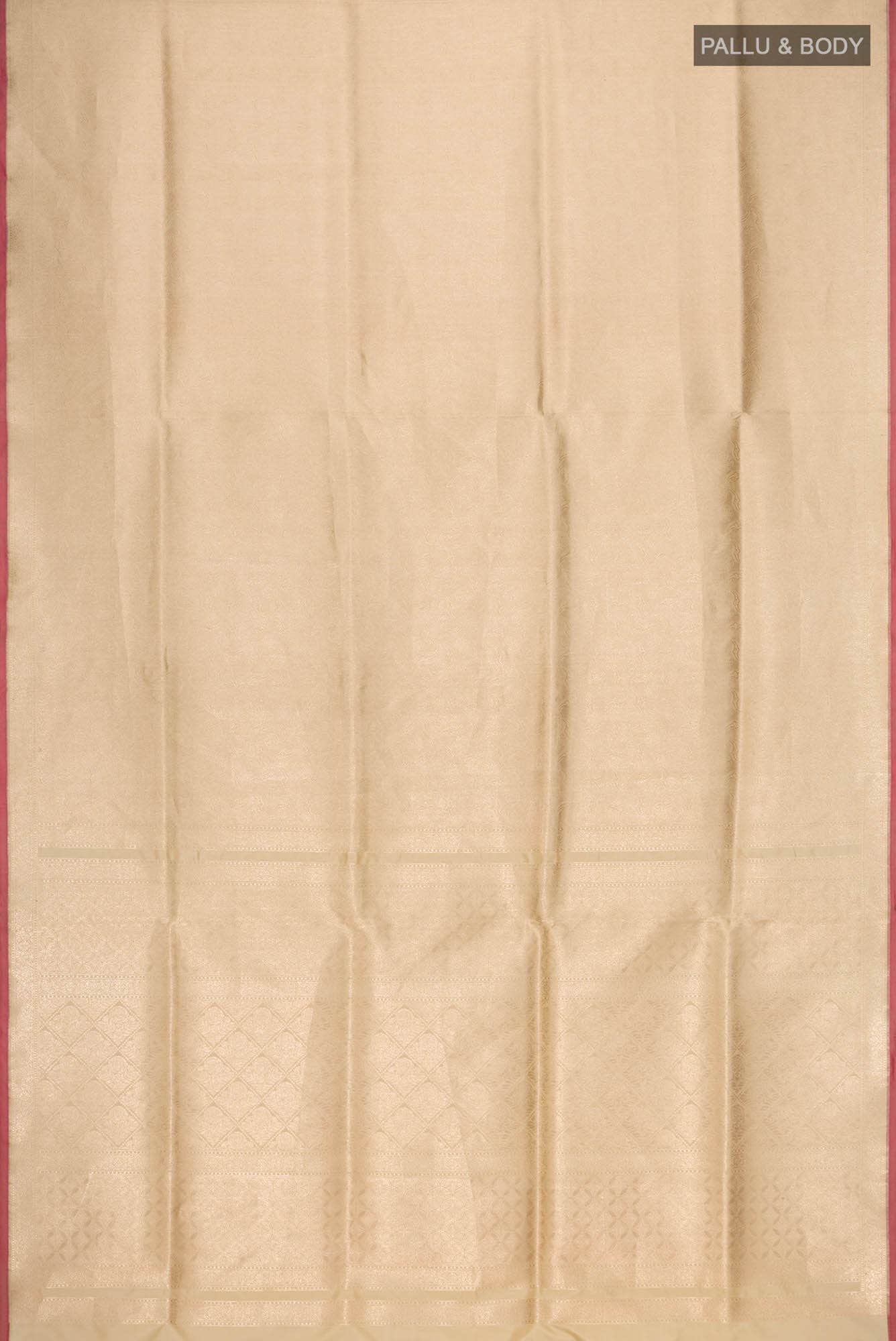By The Bank of Ganges-Cream Banarasi Silk Saree