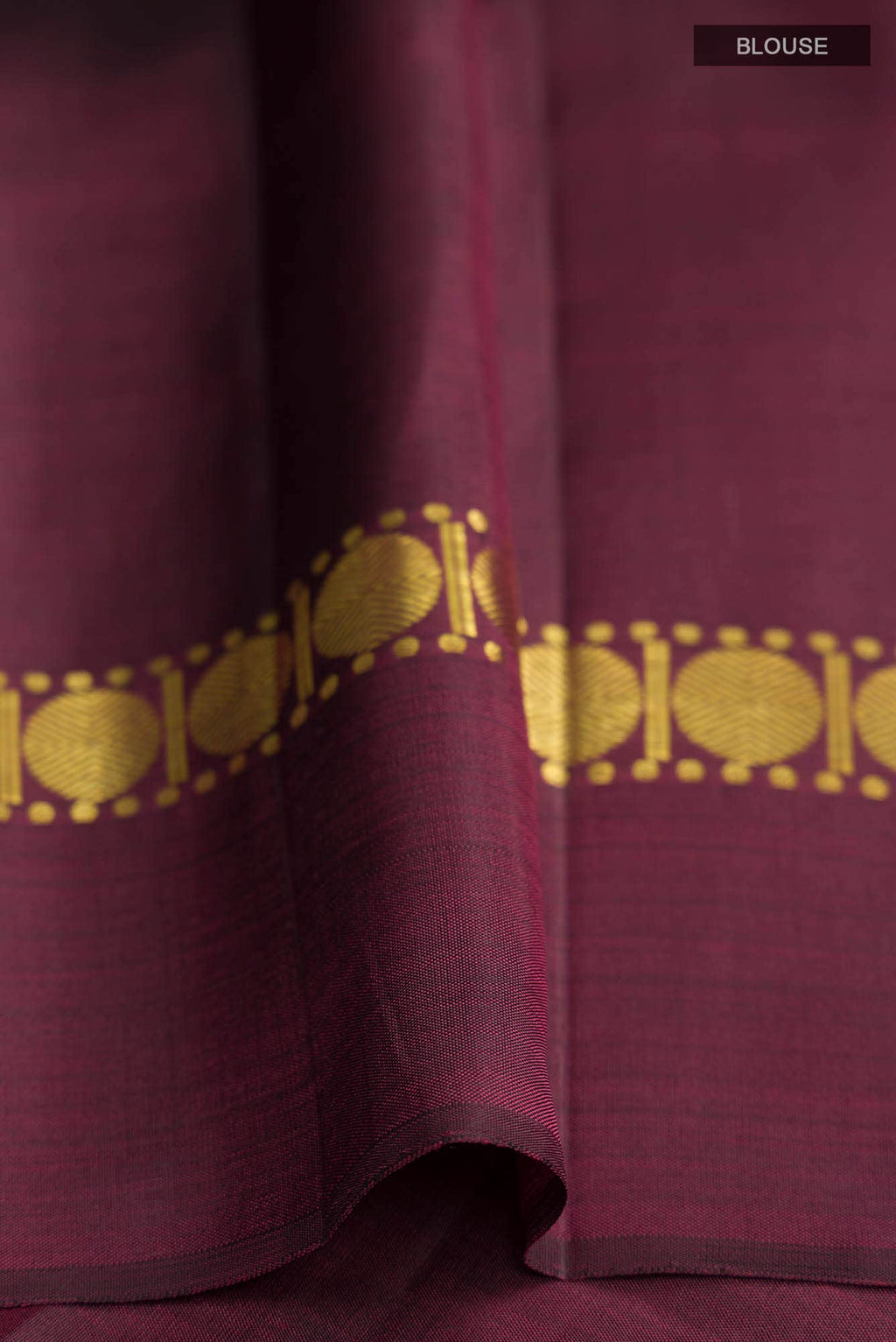 Sadhvi-Maroon Kanchipuram Silk Saree