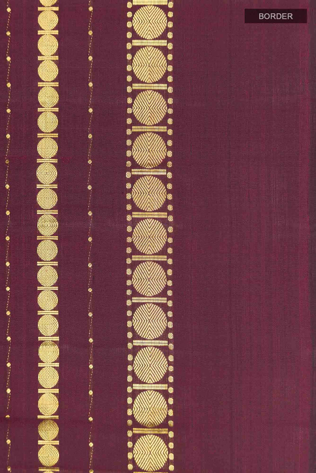 Sadhvi-Maroon Kanchipuram Silk Saree