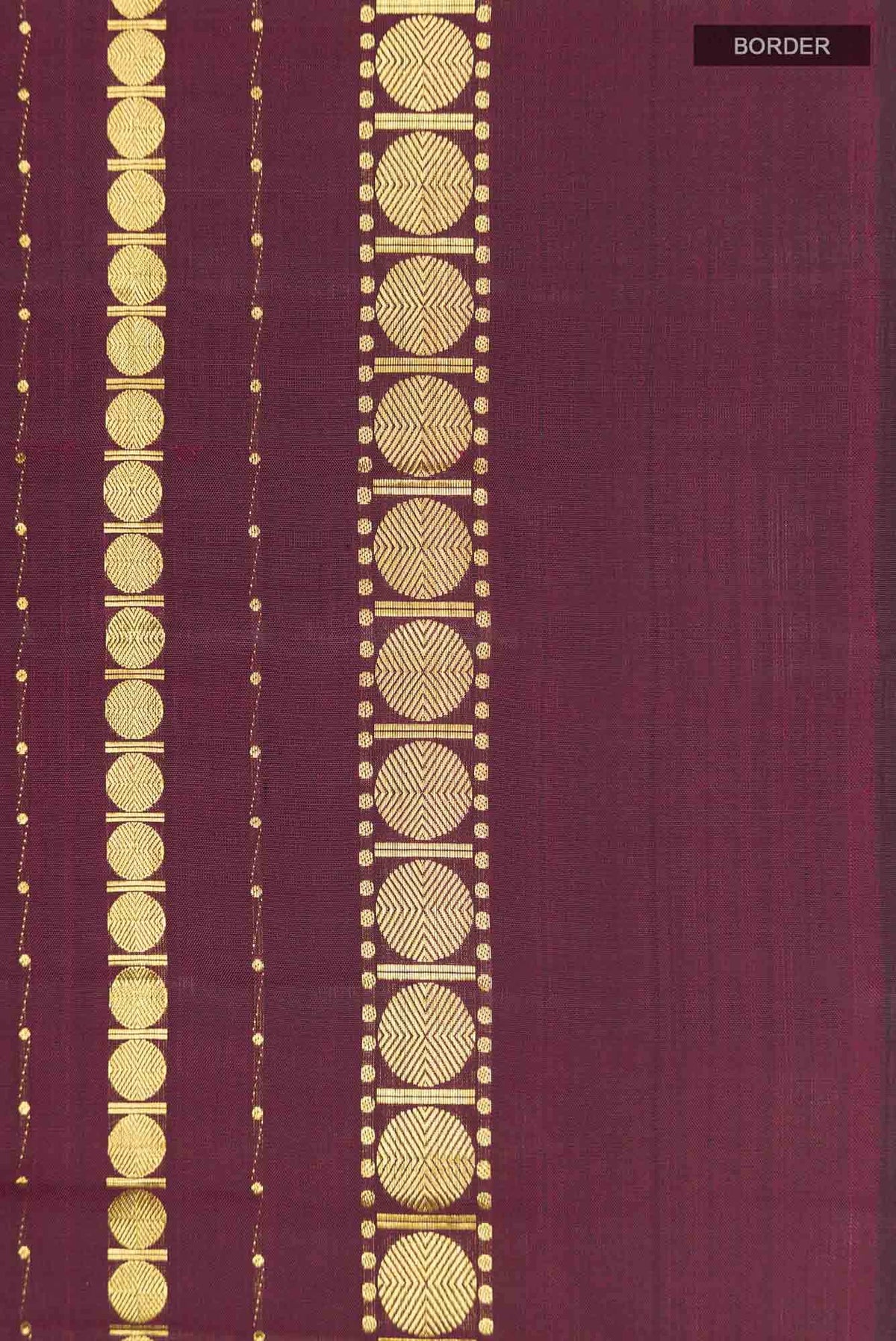 Sadhvi-Maroon Kanchipuram Silk Saree