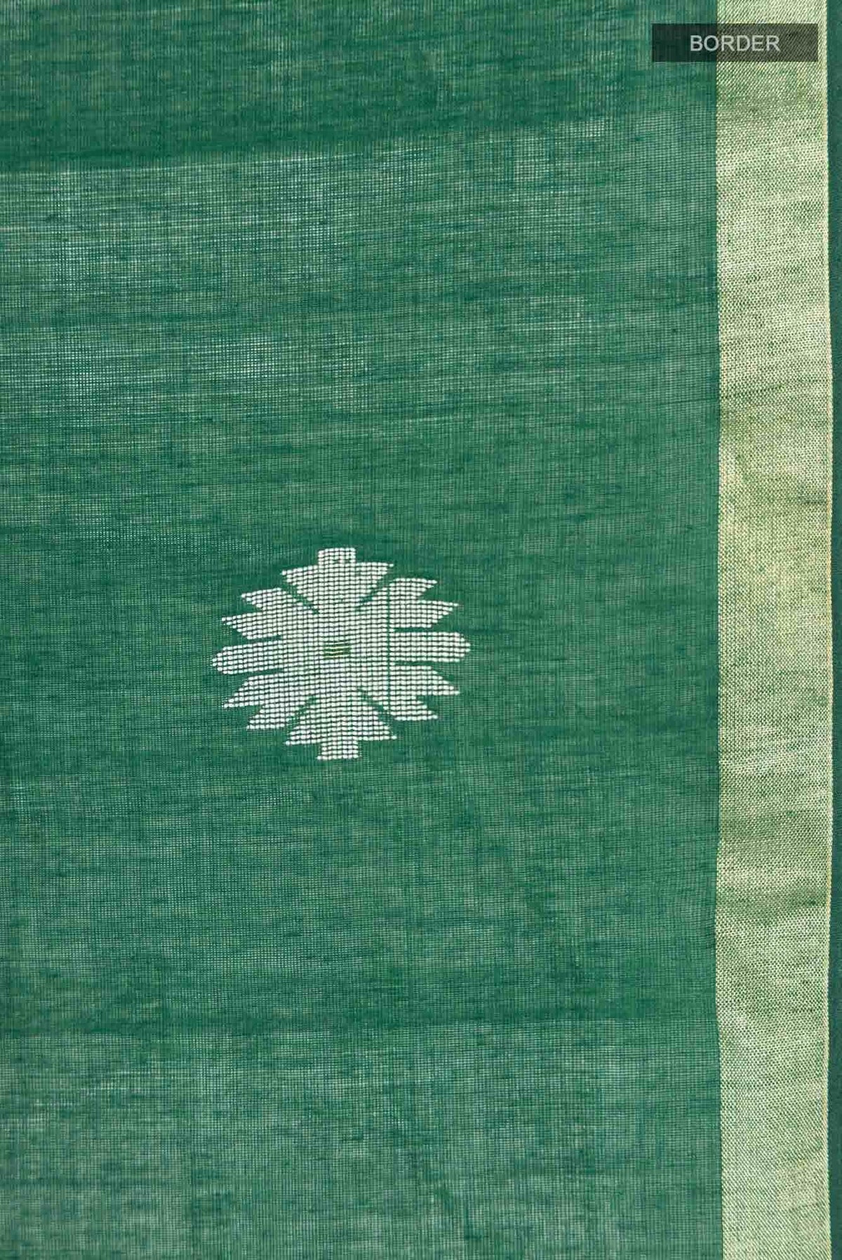 Aaheli-Green Bengal Cotton Saree