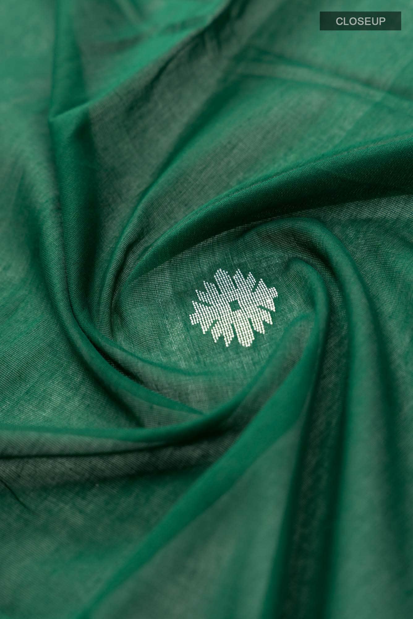 Aaheli-Green Bengal Cotton Saree