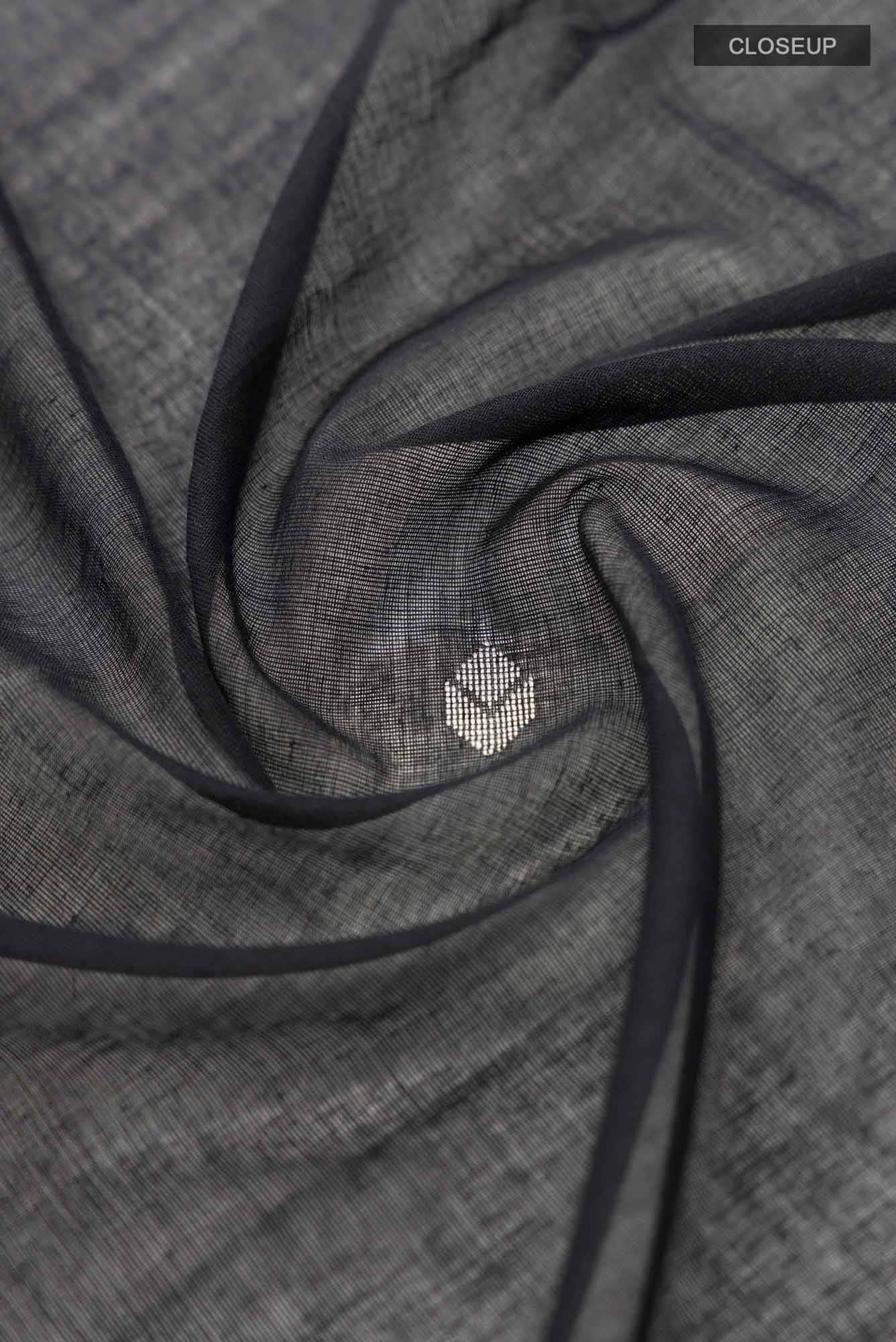 Paromita-Black Bengal Cotton Saree