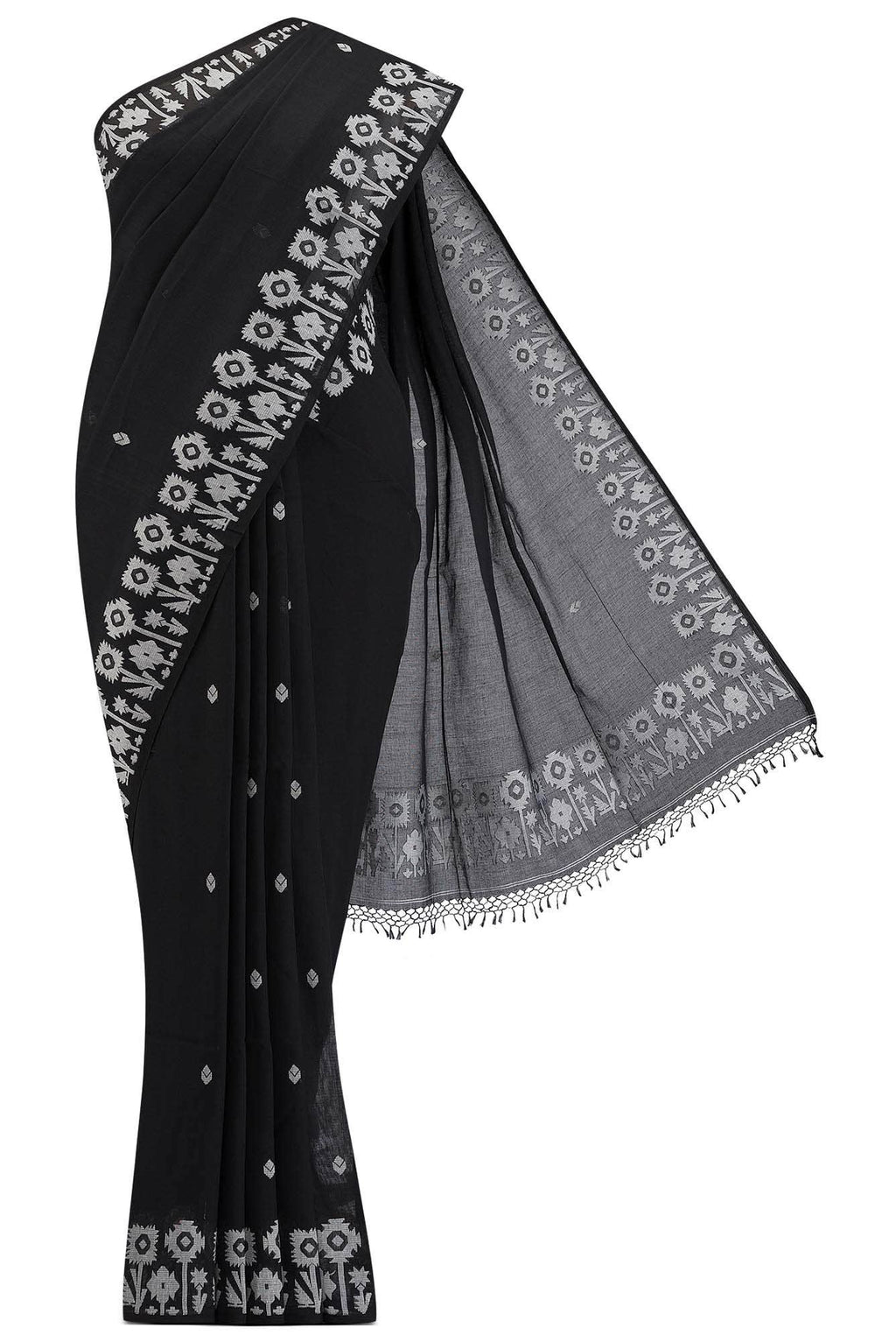 Paromita-Black Bengal Cotton Saree