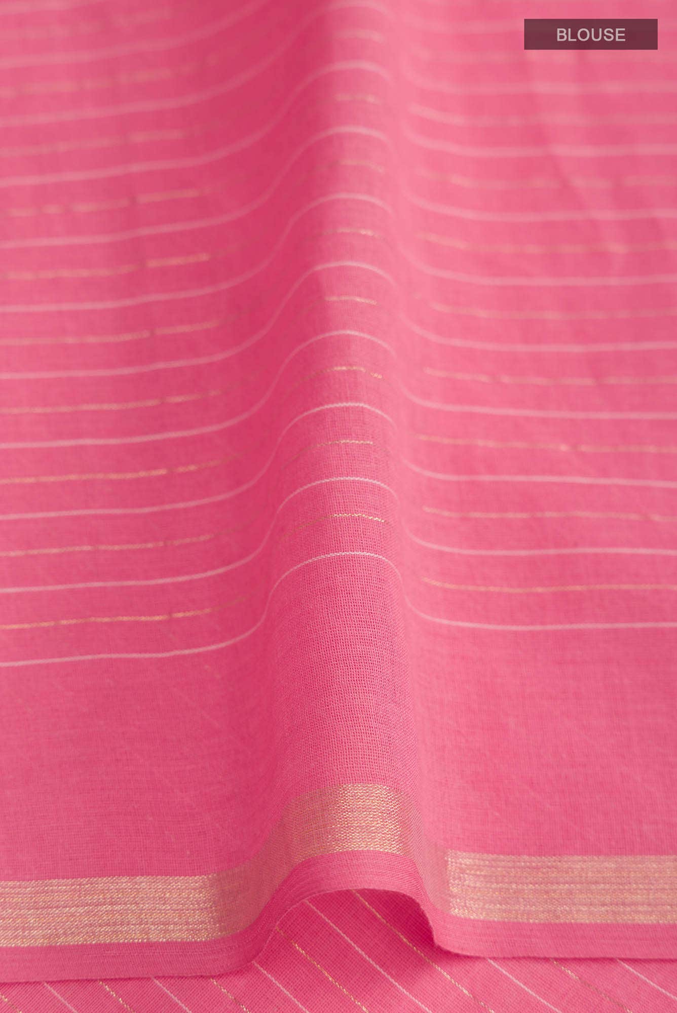 Haimanti-Pink Bengal Cotton Saree