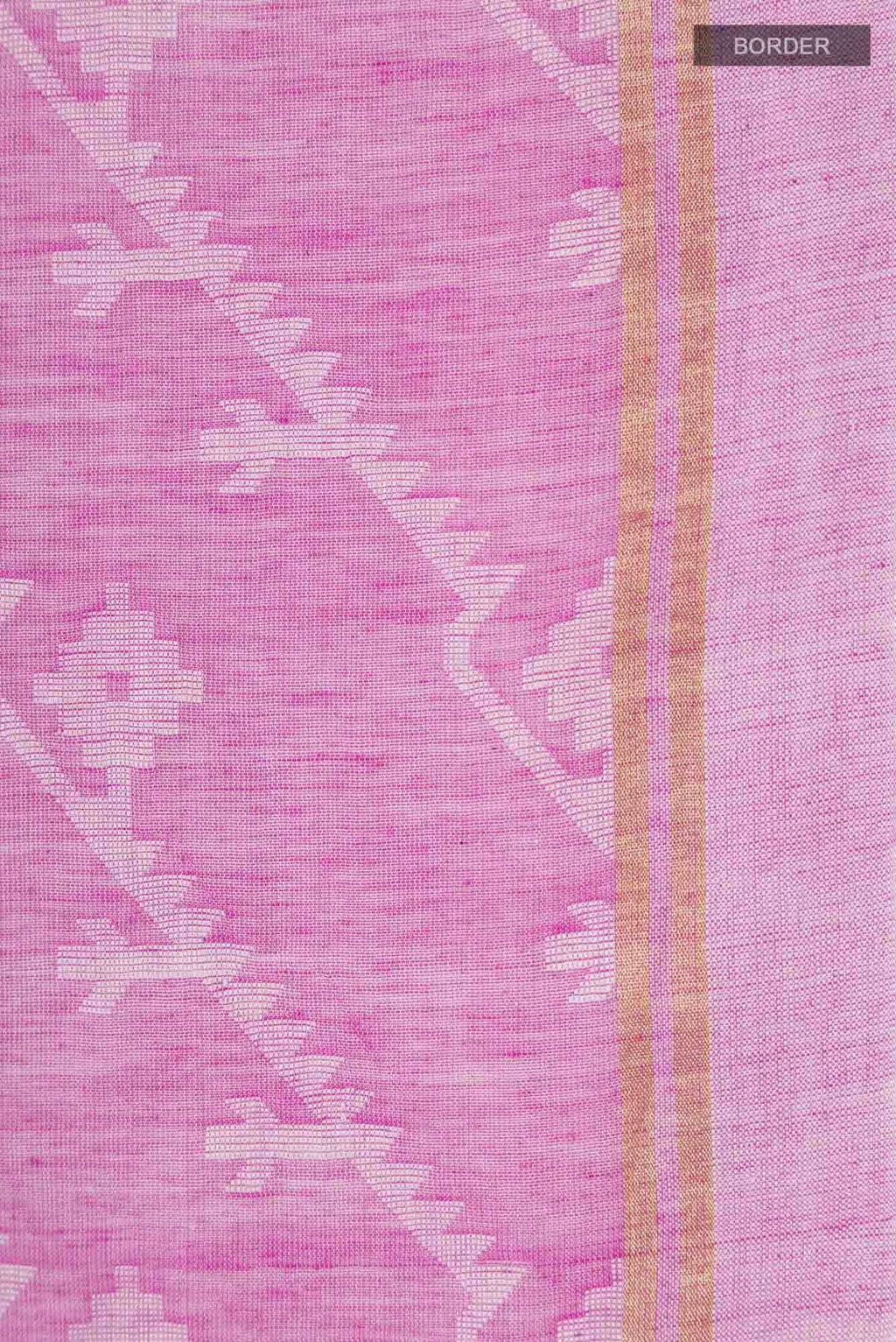 Bimala-Pink Bengal Cotton Saree