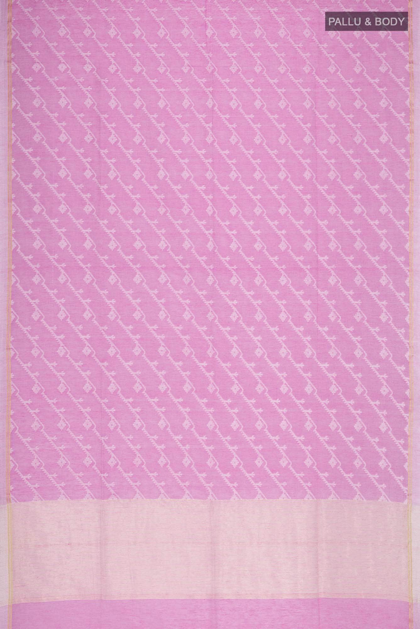 Bimala-Pink Bengal Cotton Saree