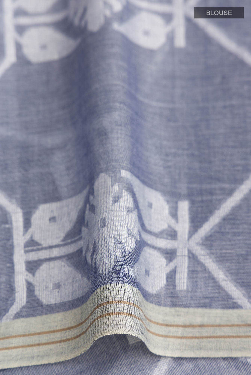 Suman-Grey Bengal Cotton Saree