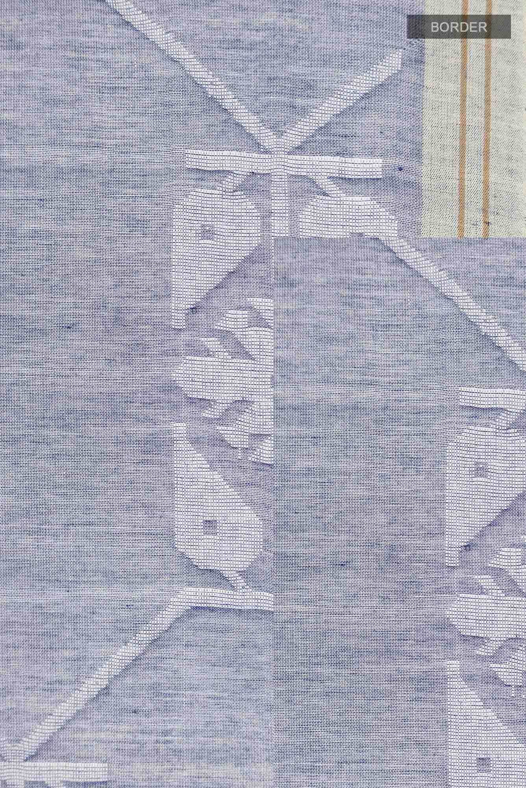 Suman-Grey Bengal Cotton Saree