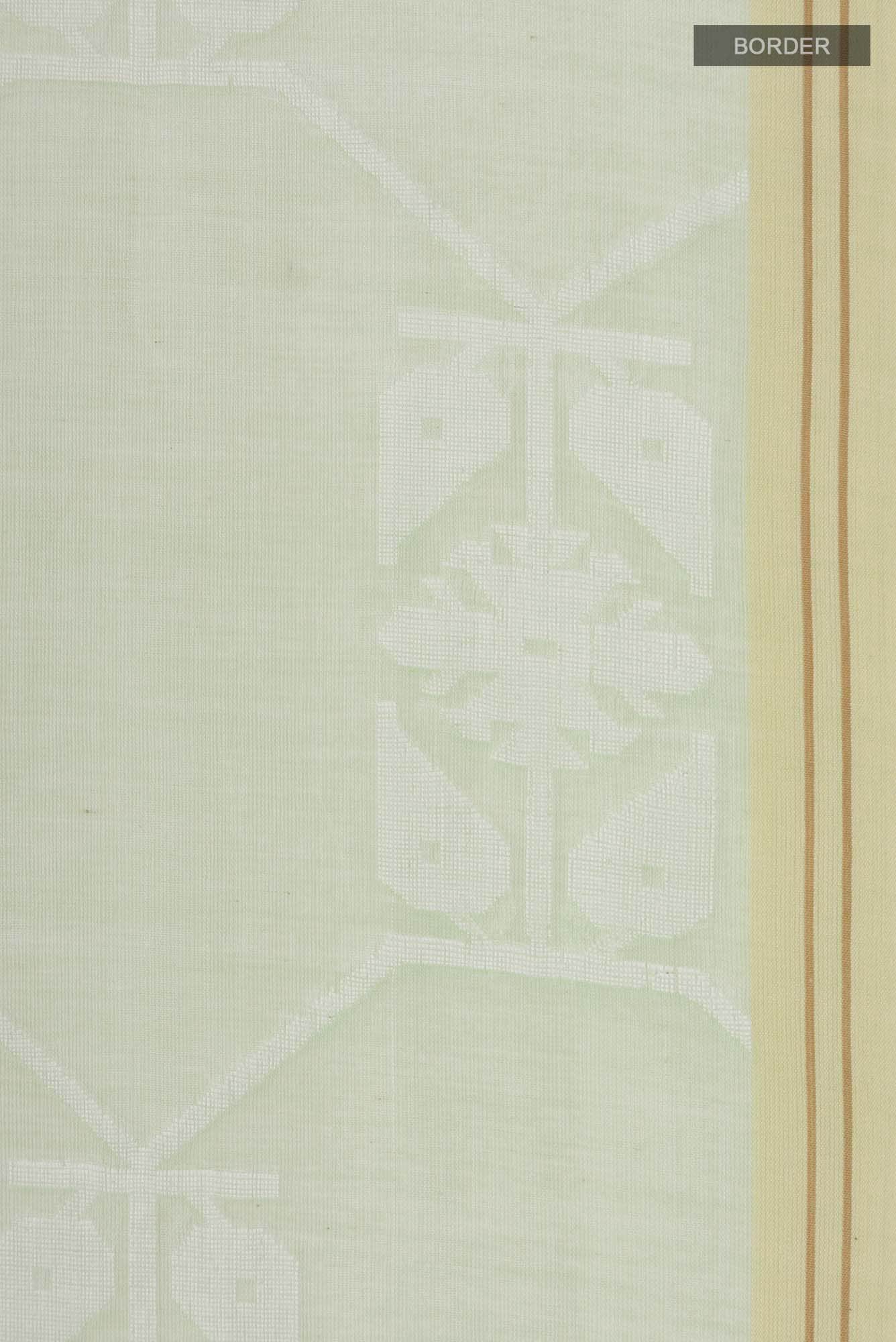 Suman-Mint Green Bengal Cotton Saree