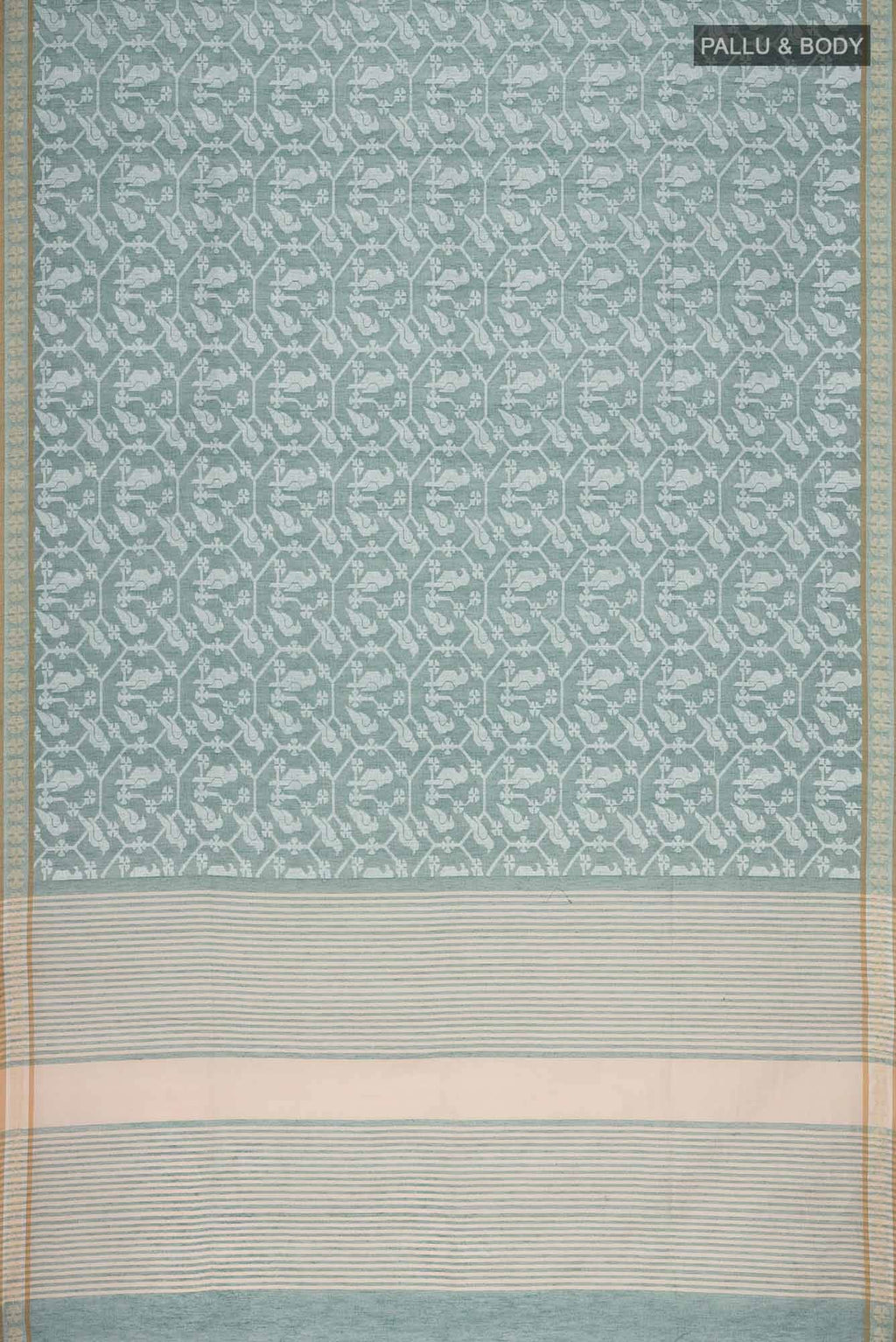 Mrinmayi-Green Bengal Cotton Saree