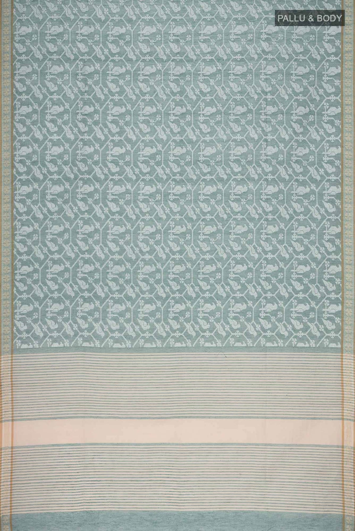 Mrinmayi-Green Bengal Cotton Saree