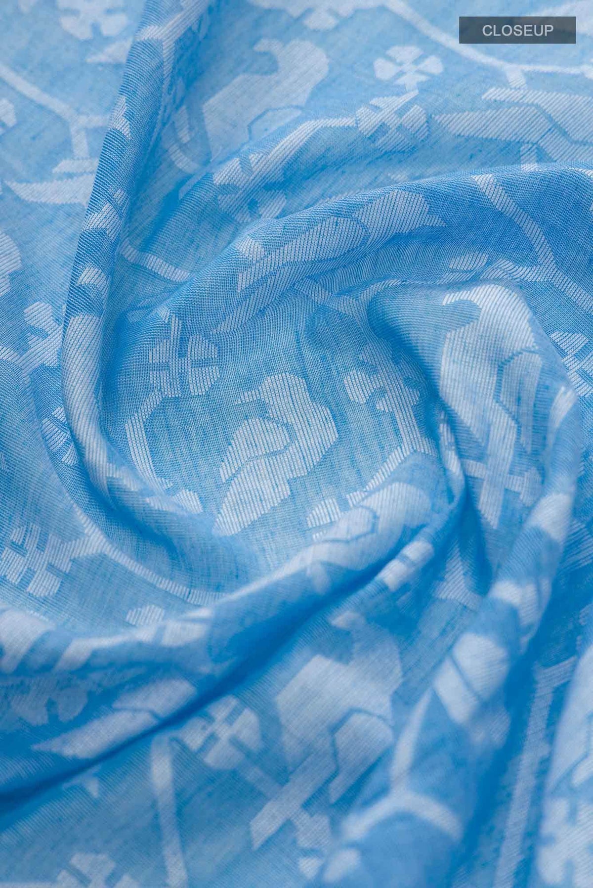 Mrinmayi-Blue Bengal Cotton Saree