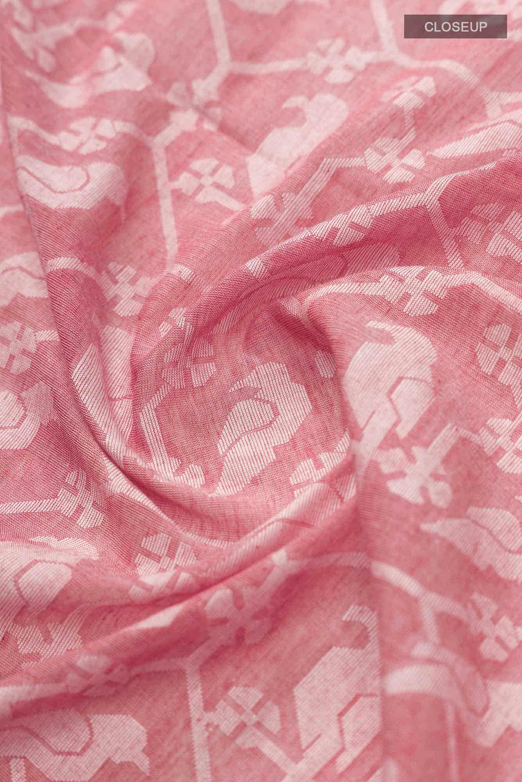 Mrinmayi-Peach Bengal Cotton Saree