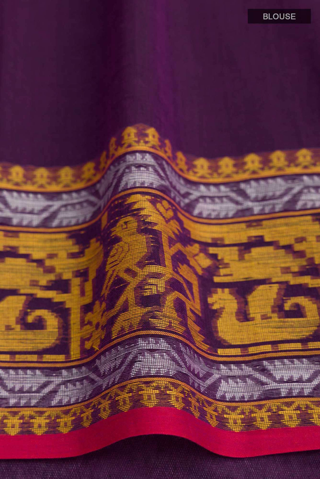 Priyambada-Purple Bengal Cotton Saree