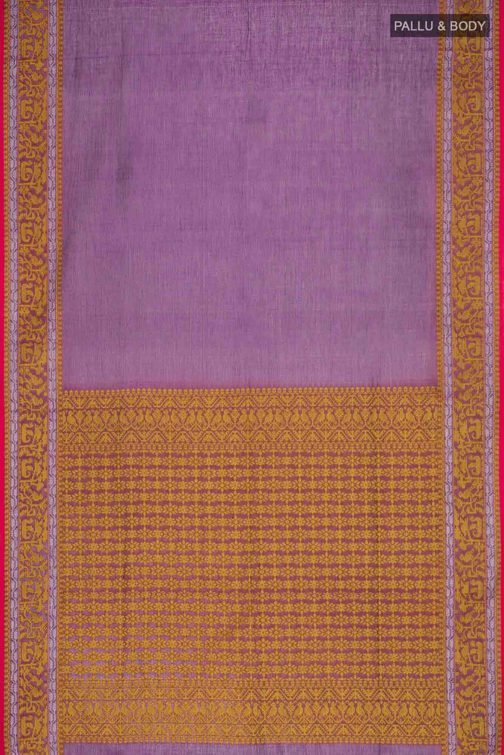 Priyambada-Purple Bengal Cotton Saree